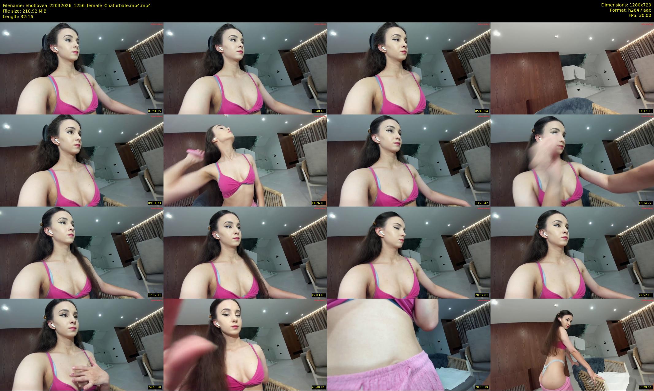 ehotlovea — 33 minute Chaturbate female cam show recording, 720p, Mar 22, 2026