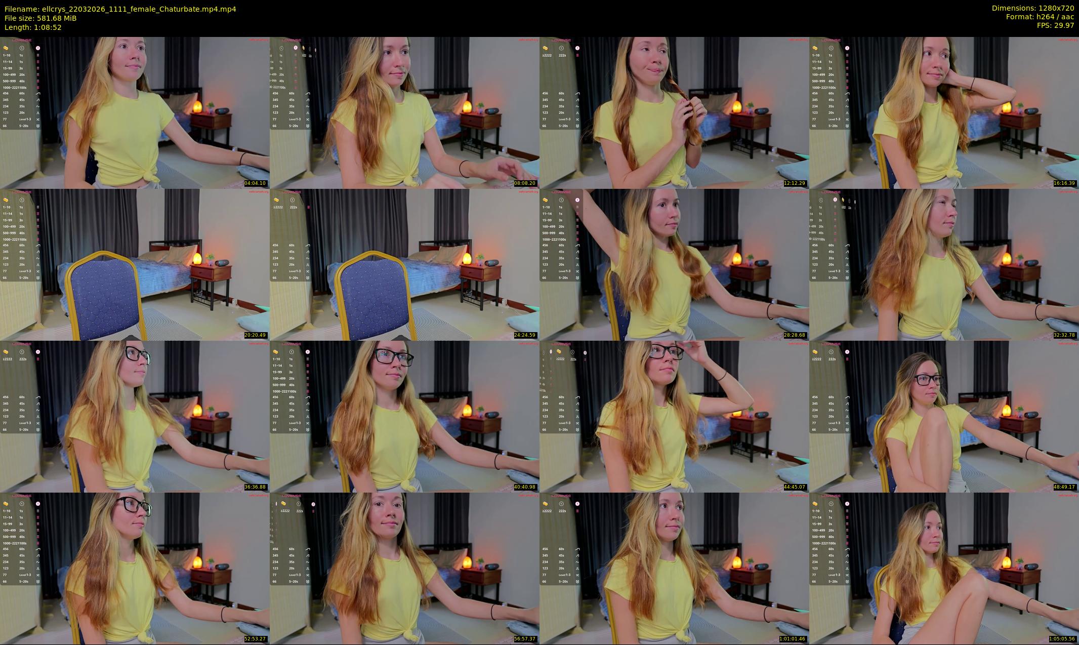 ellcrys — 69 minute Chaturbate couple cam show recording, 720p, Mar 22, 2026