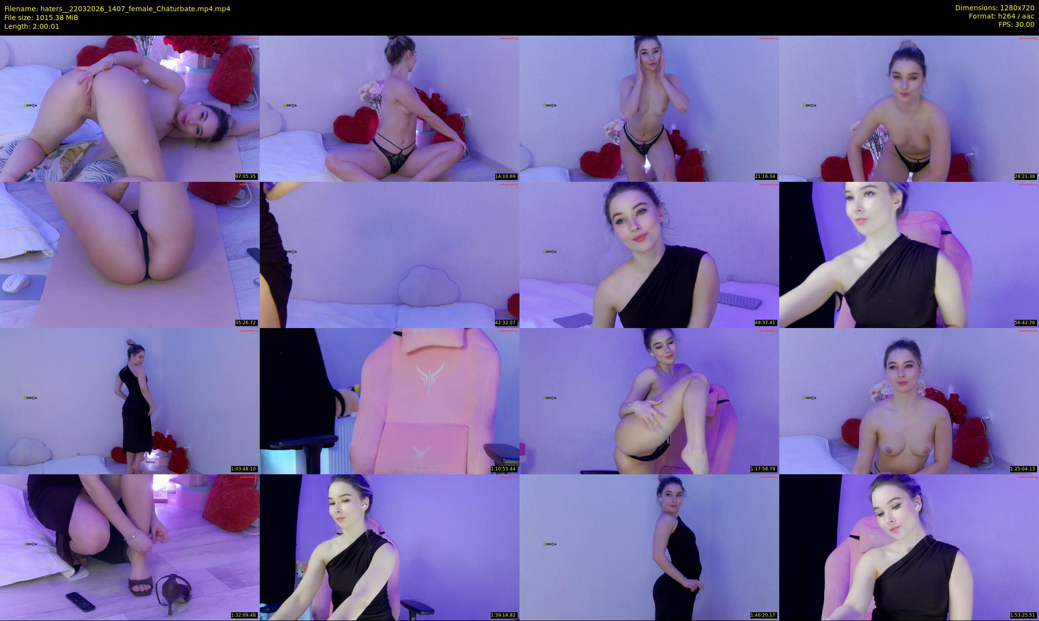 haters_ — 121 minute Chaturbate female cam show recording, 720p, Mar 22, 2026