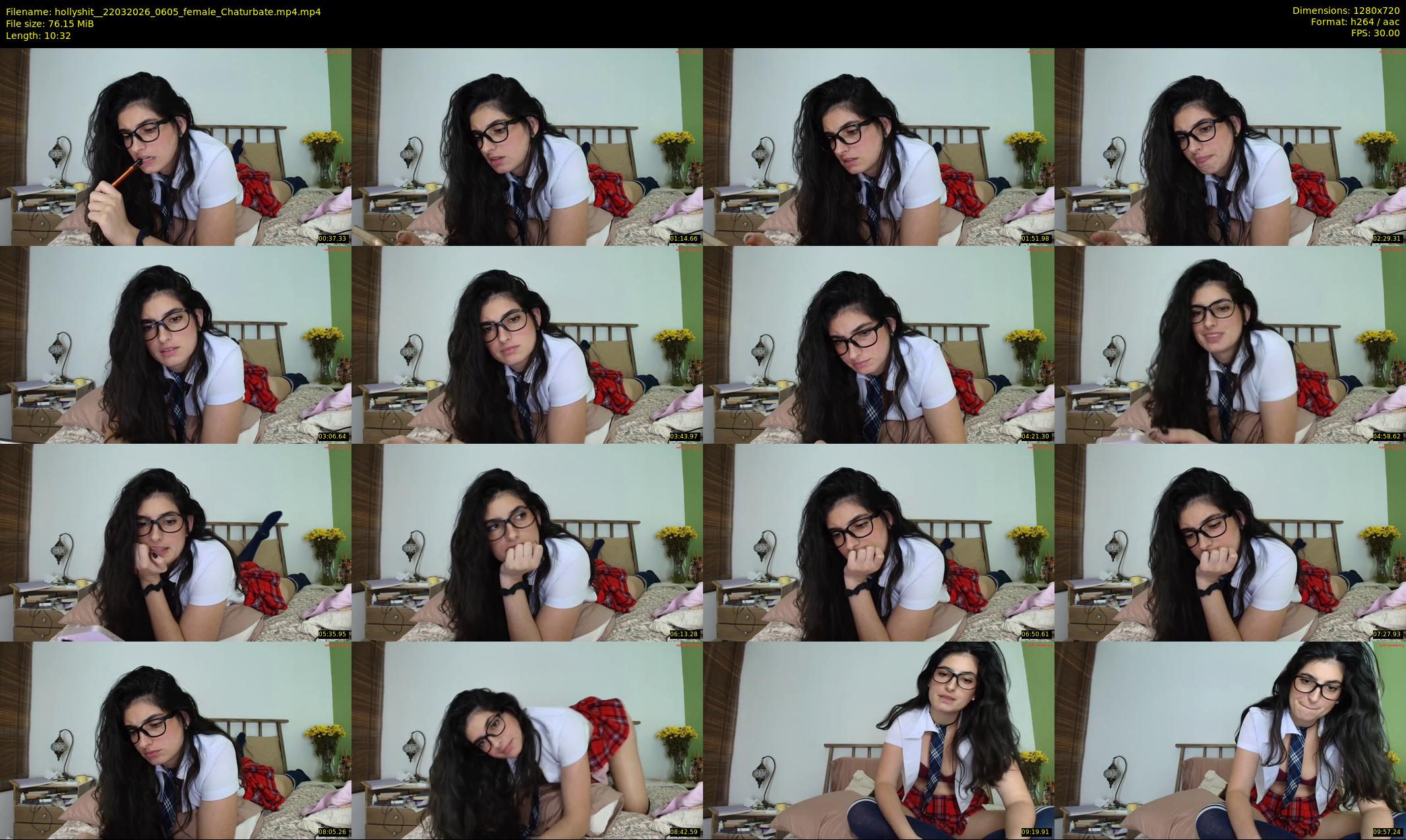 hollyshit_ — 11 minute Chaturbate female cam show recording, 720p, Mar 22, 2026