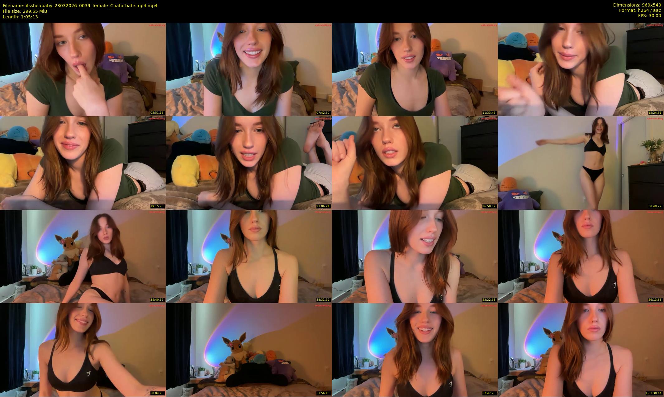 itssheababy — 66 minute Chaturbate female cam show recording, 480p, Mar 23, 2026