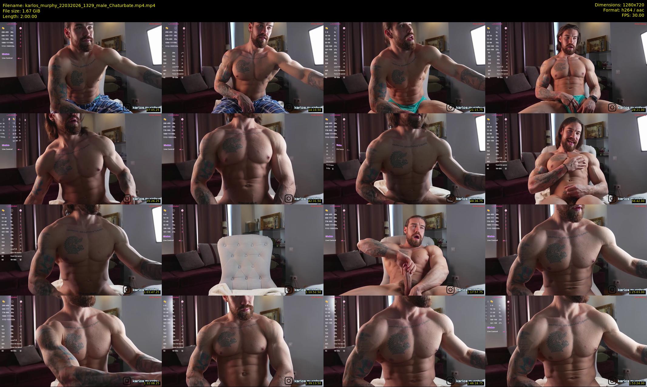 karlos_murphy — 120 minute Chaturbate male cam show recording, 720p, Mar 22, 2026