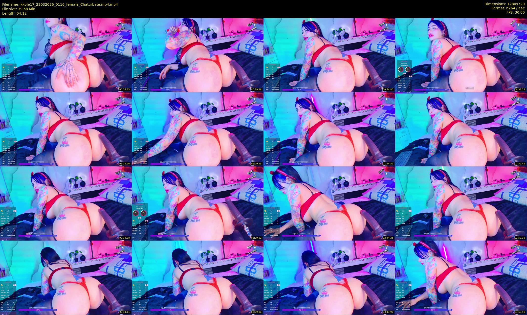 kkole17 — 5 minute Chaturbate female cam show recording, 720p, Mar 23, 2026