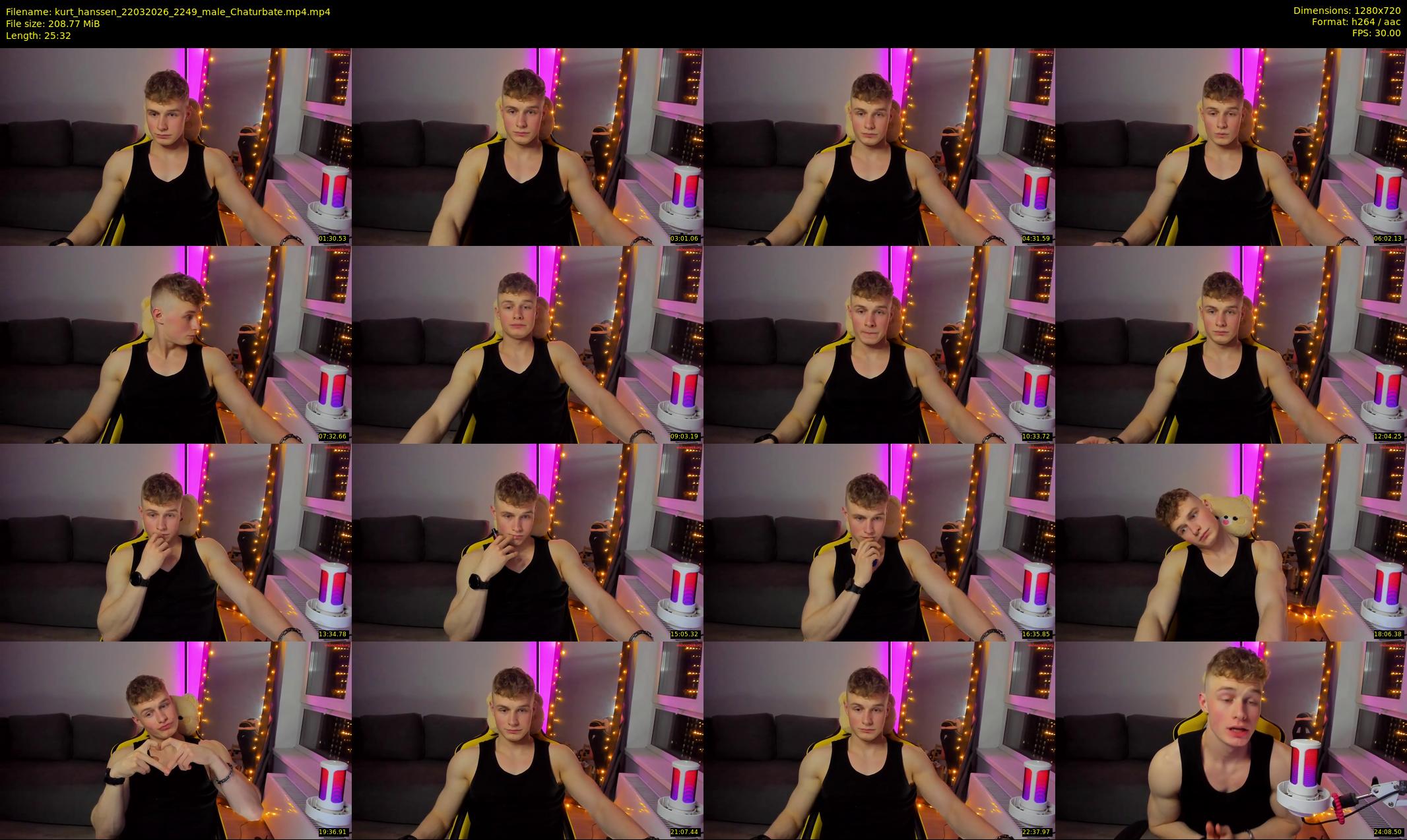 kurt_hanssen — 26 minute Chaturbate male cam show recording, 720p, Mar 22, 2026