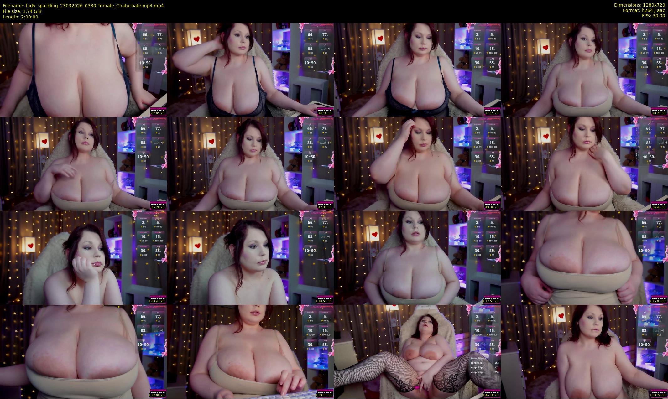 lady_sparkling — 120 minute Chaturbate female cam show recording, 720p, Mar 23, 2026