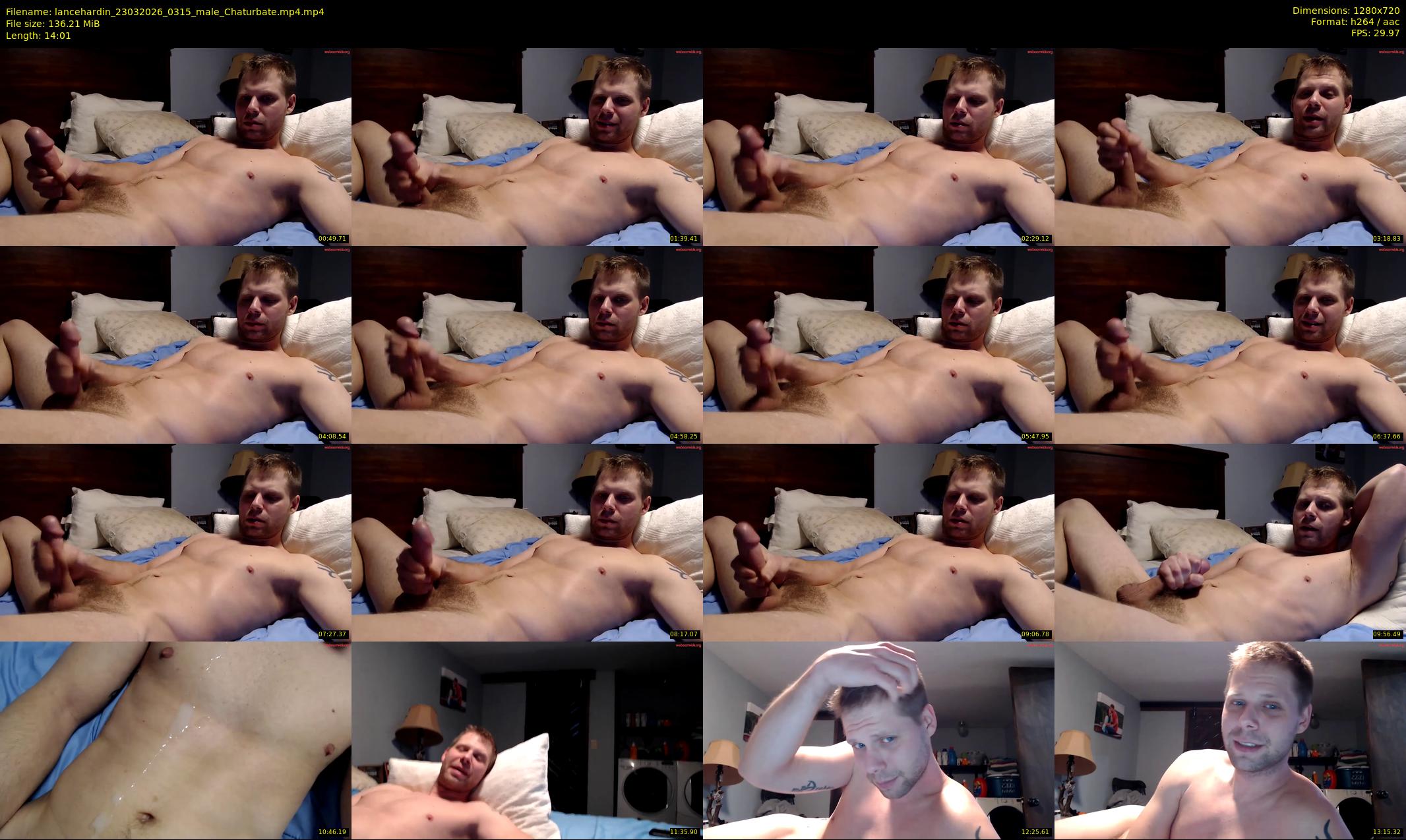 lancehardin — 15 minute Chaturbate male cam show recording, 720p, Mar 23, 2026