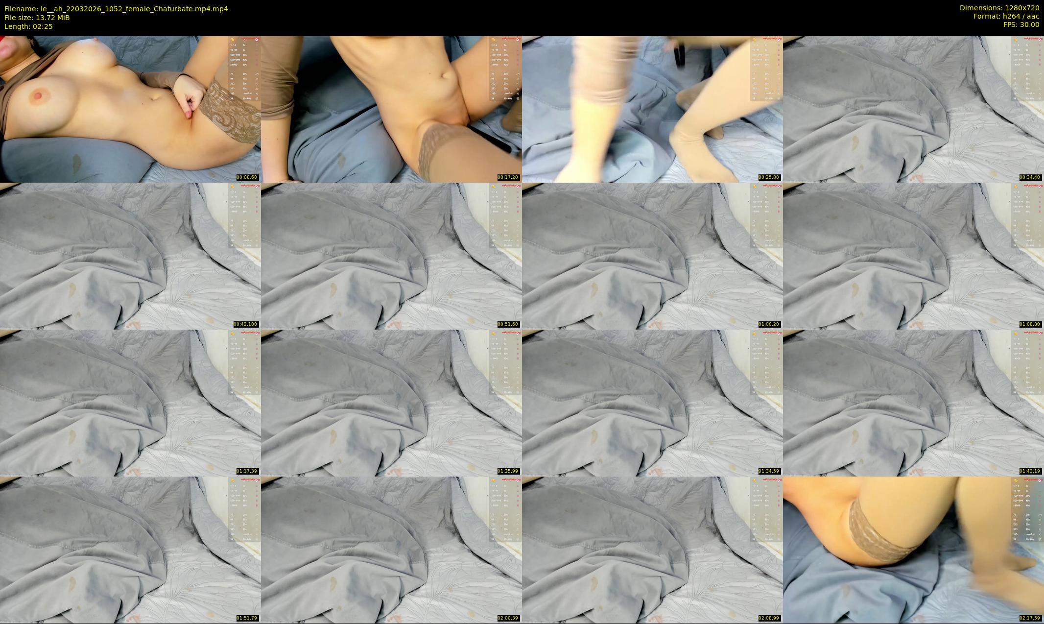 le__ah — 3 minute Chaturbate female cam show recording, 720p, Mar 22, 2026