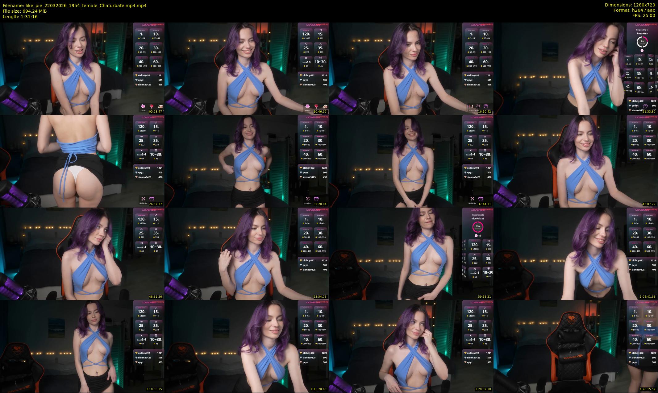 like_pie — 92 minute Chaturbate couple cam show recording, 720p, Mar 22, 2026