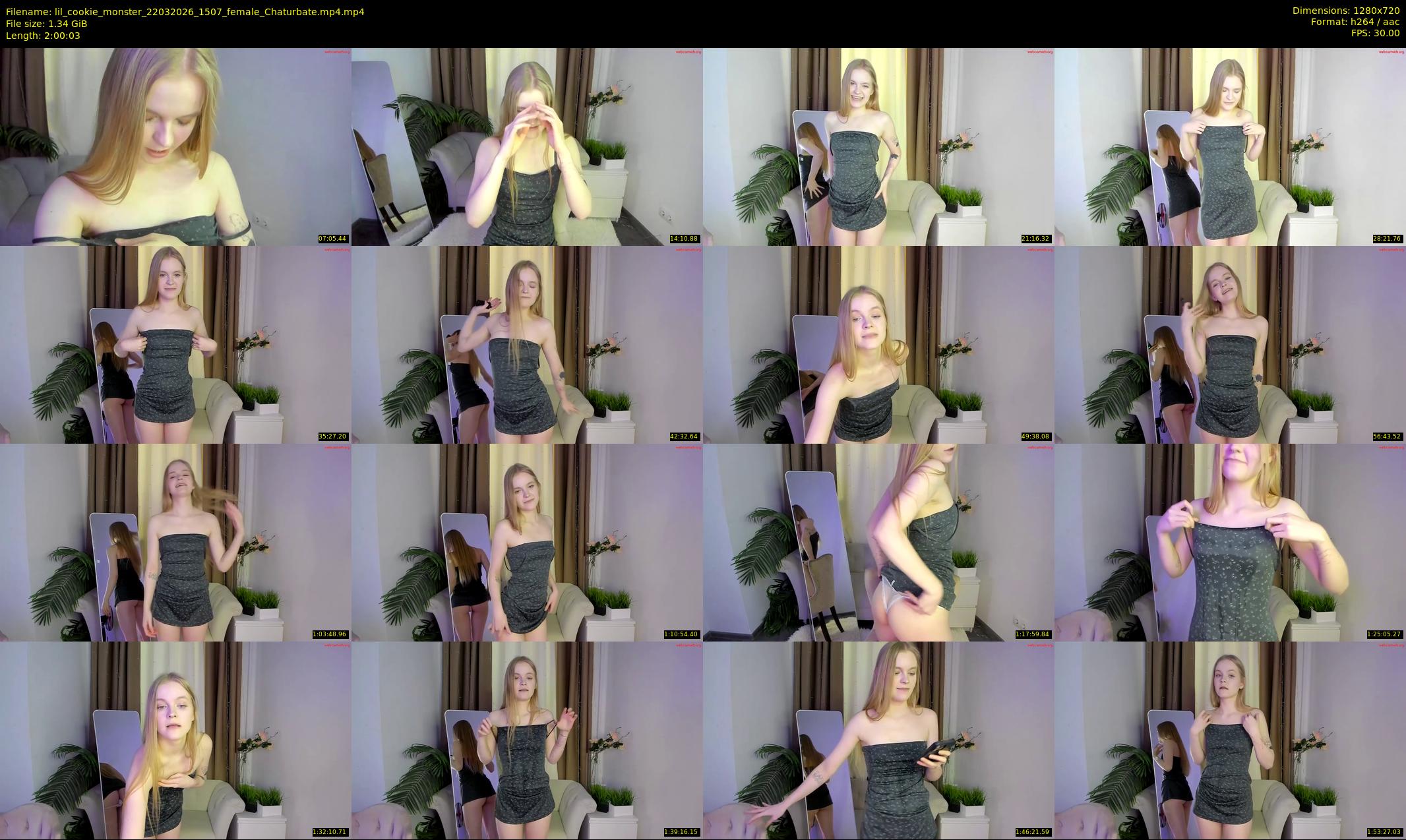 lil_cookie_monster — 121 minute Chaturbate female cam show recording, 720p, Mar 22, 2026