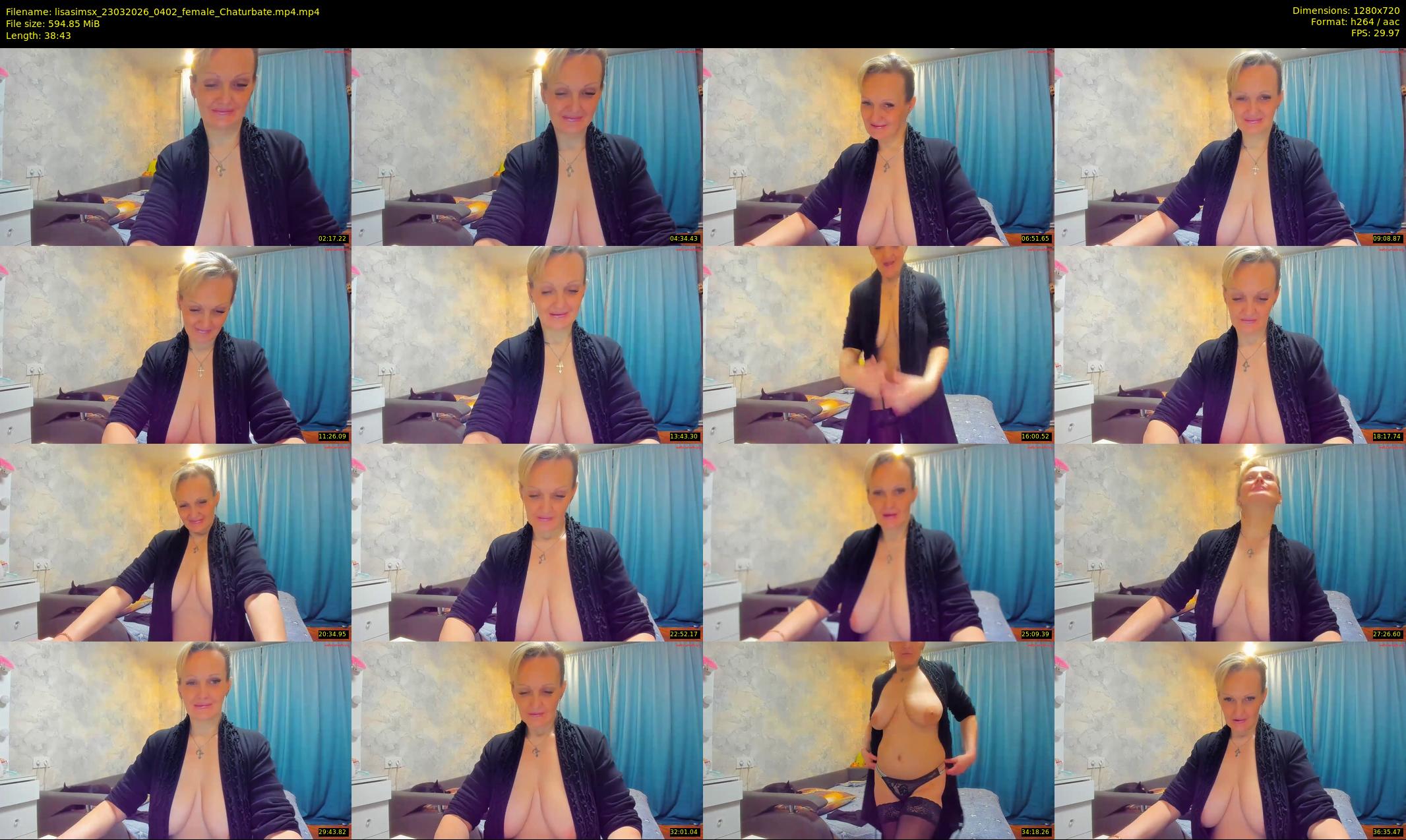 lisasimsx — 39 minute Chaturbate female cam show recording, 720p, Mar 23, 2026
