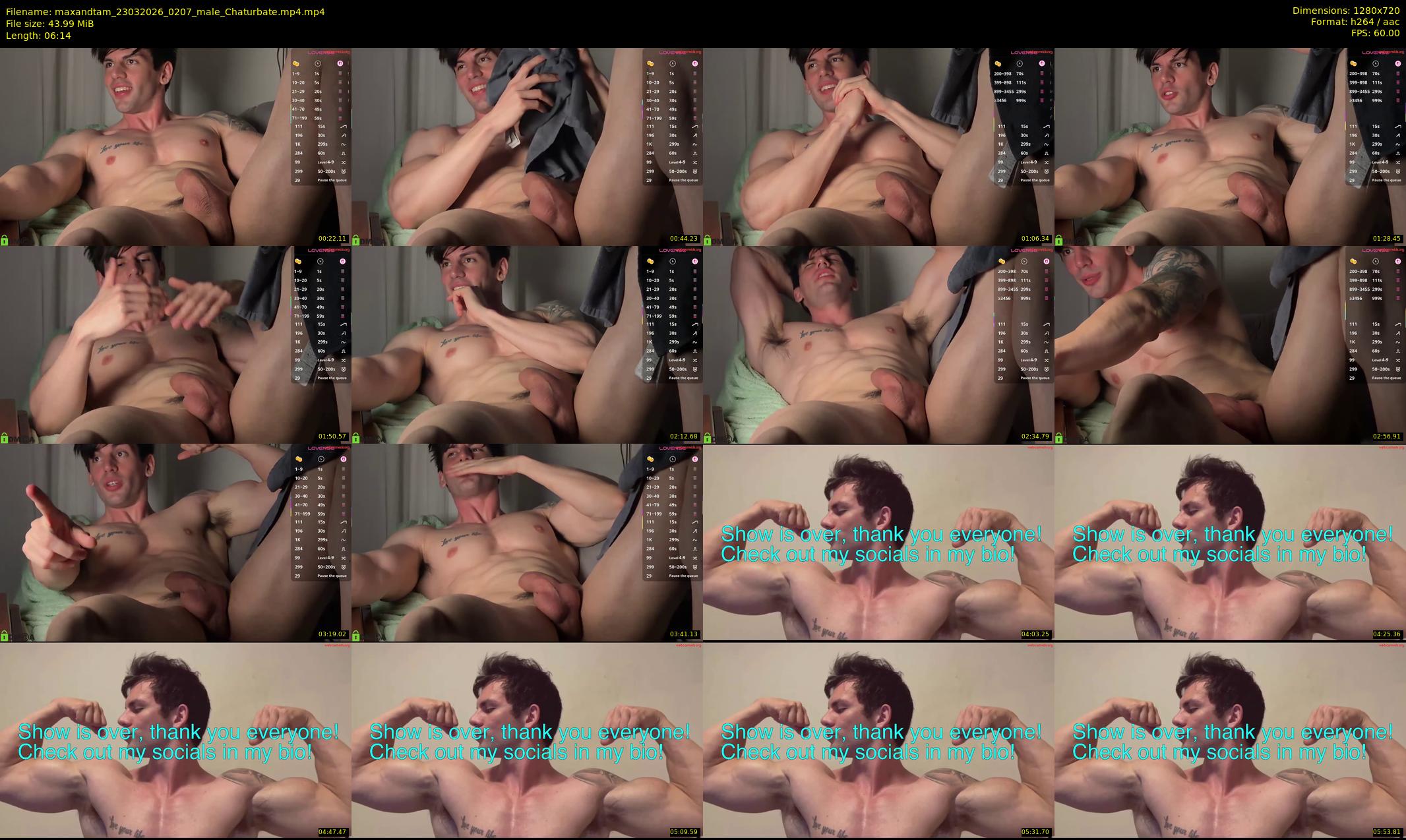maxandtam — 7 minute Chaturbate couple cam show recording, 720p, Mar 23, 2026