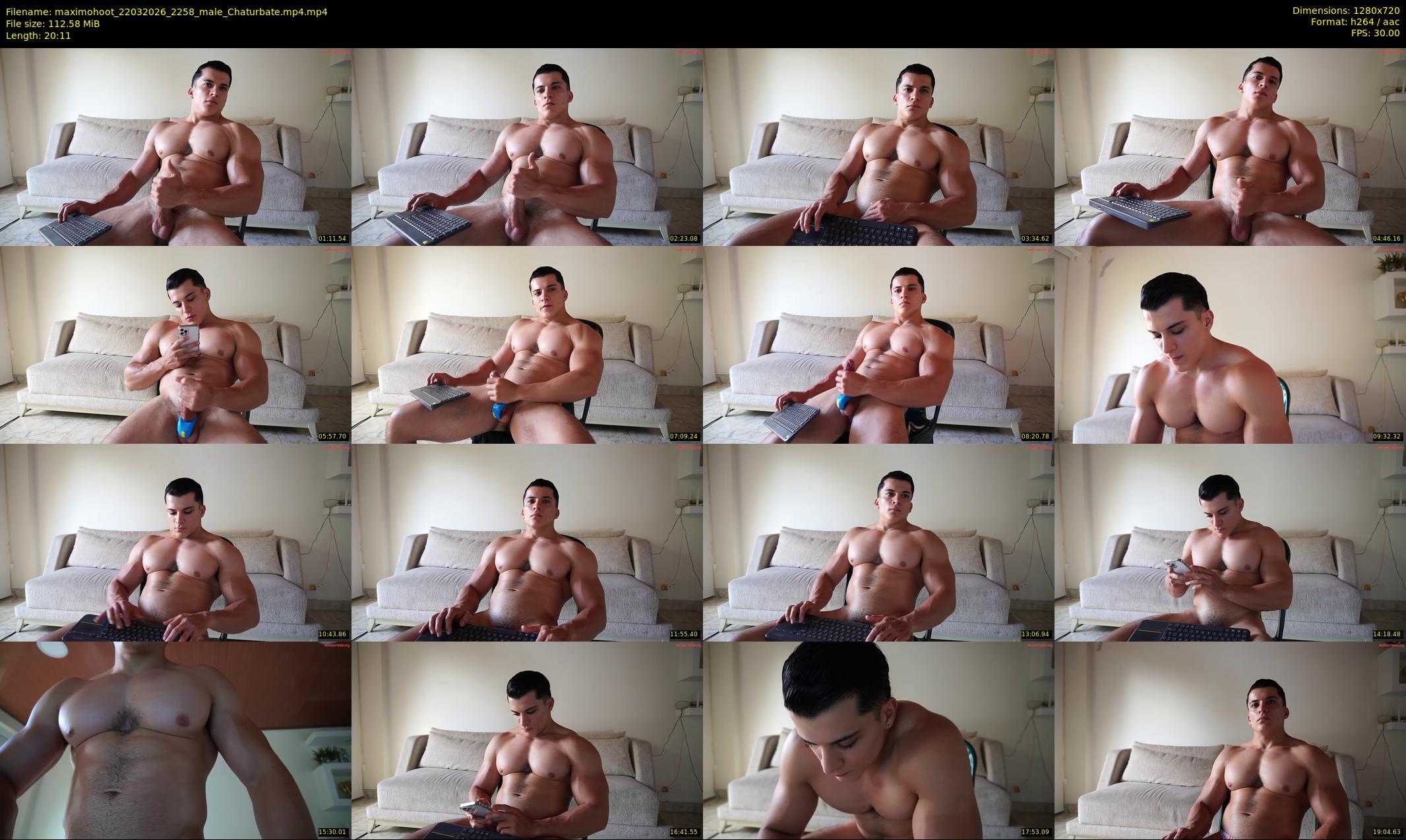 maximohoot — 21 minute Chaturbate male cam show recording, 720p, Mar 22, 2026