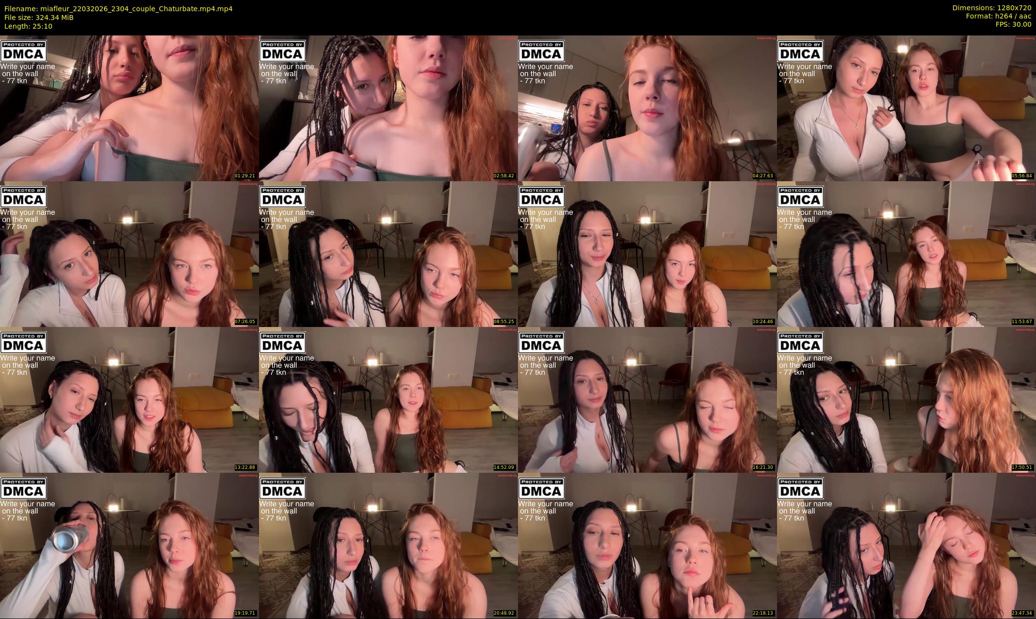 miafleur — 26 minute Chaturbate female cam show recording, 720p, Mar 22, 2026