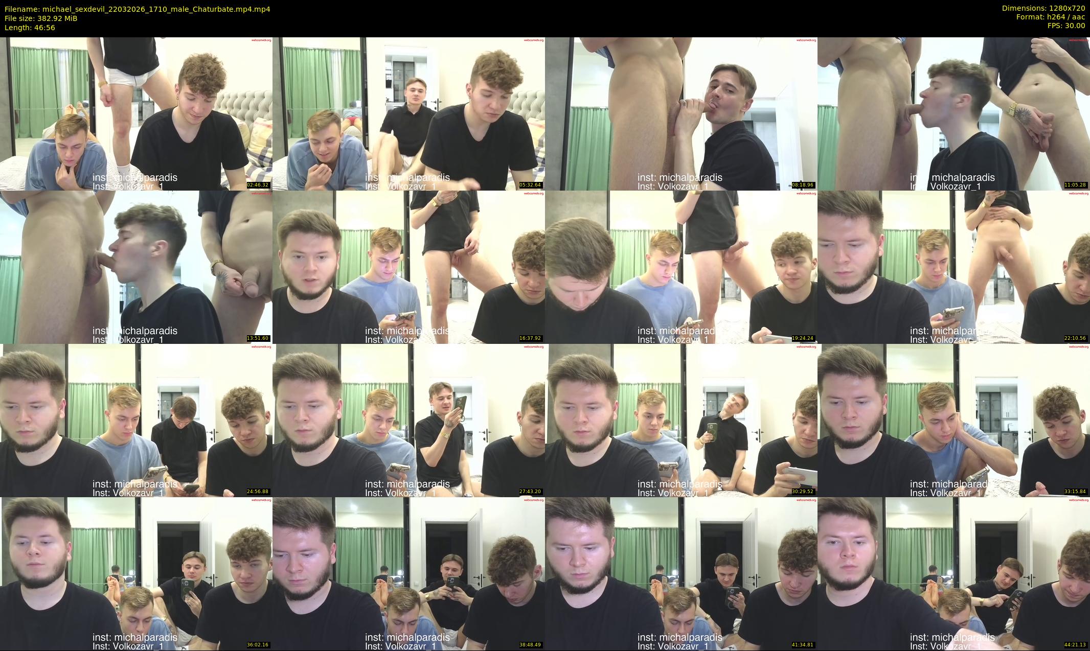 michael_sexdevil — 47 minute Chaturbate male cam show recording, 720p, Mar 22, 2026