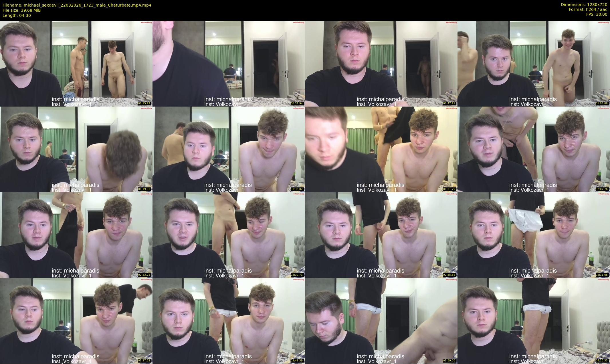 michael_sexdevil — 5 minute Chaturbate male cam show recording, 720p, Mar 22, 2026