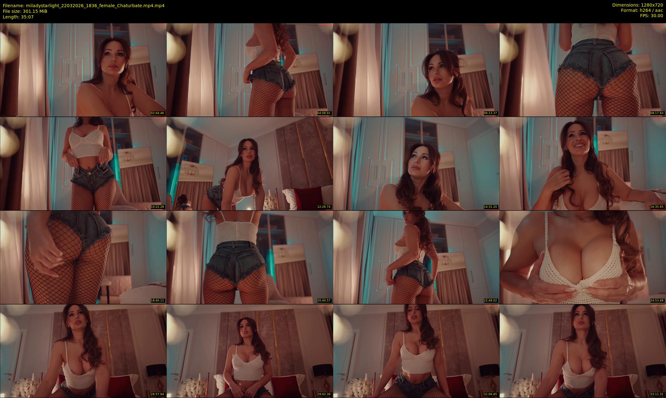 miladystarlight — 36 minute Chaturbate female cam show recording, 720p, Mar 22, 2026