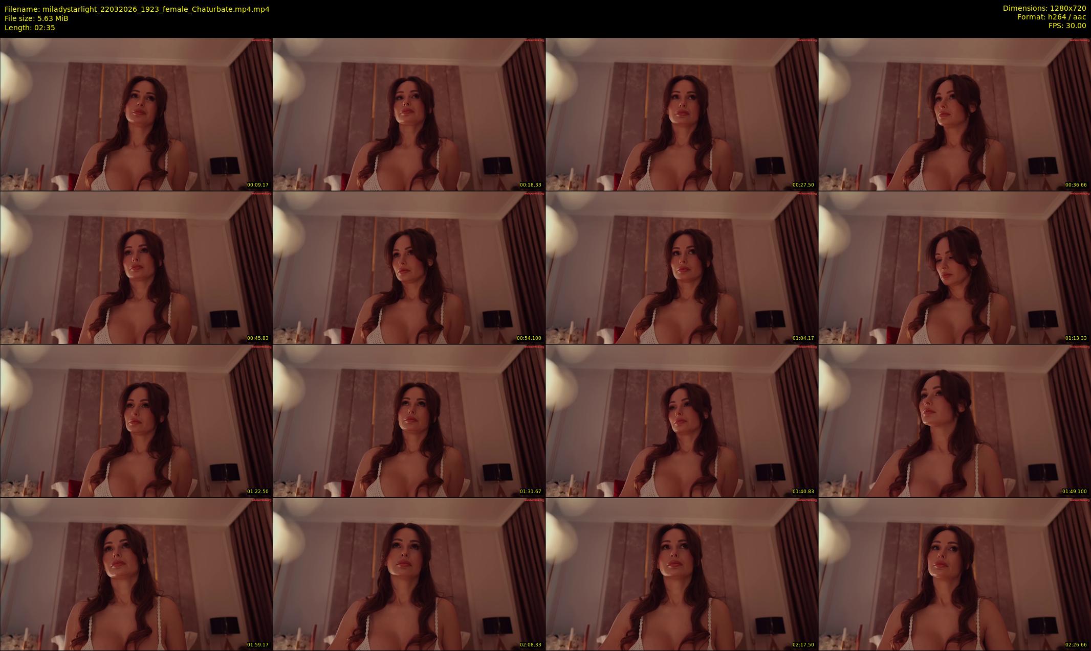 miladystarlight — 3 minute Chaturbate female cam show recording, 720p, Mar 22, 2026