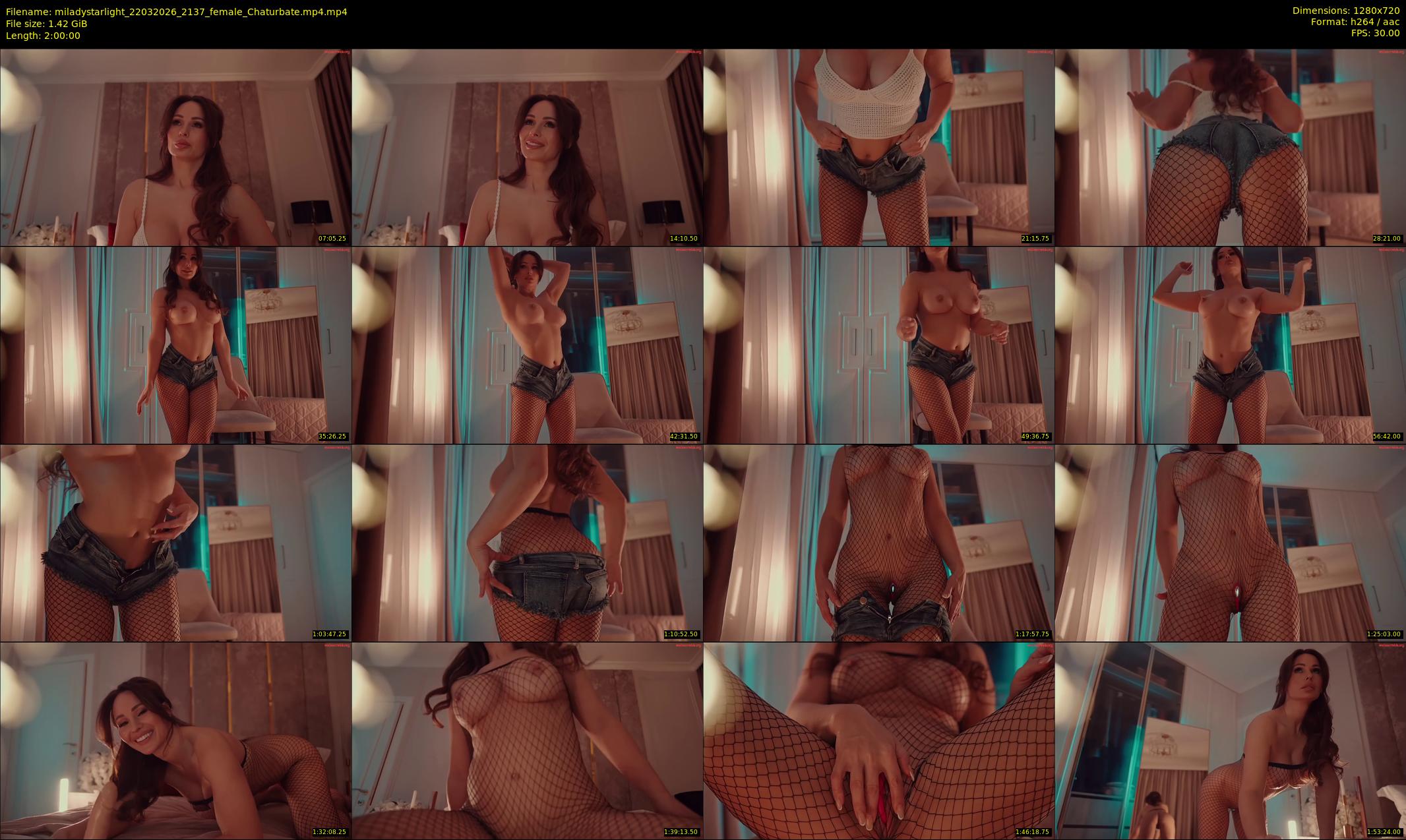 miladystarlight — 120 minute Chaturbate female cam show recording, 720p, Mar 22, 2026