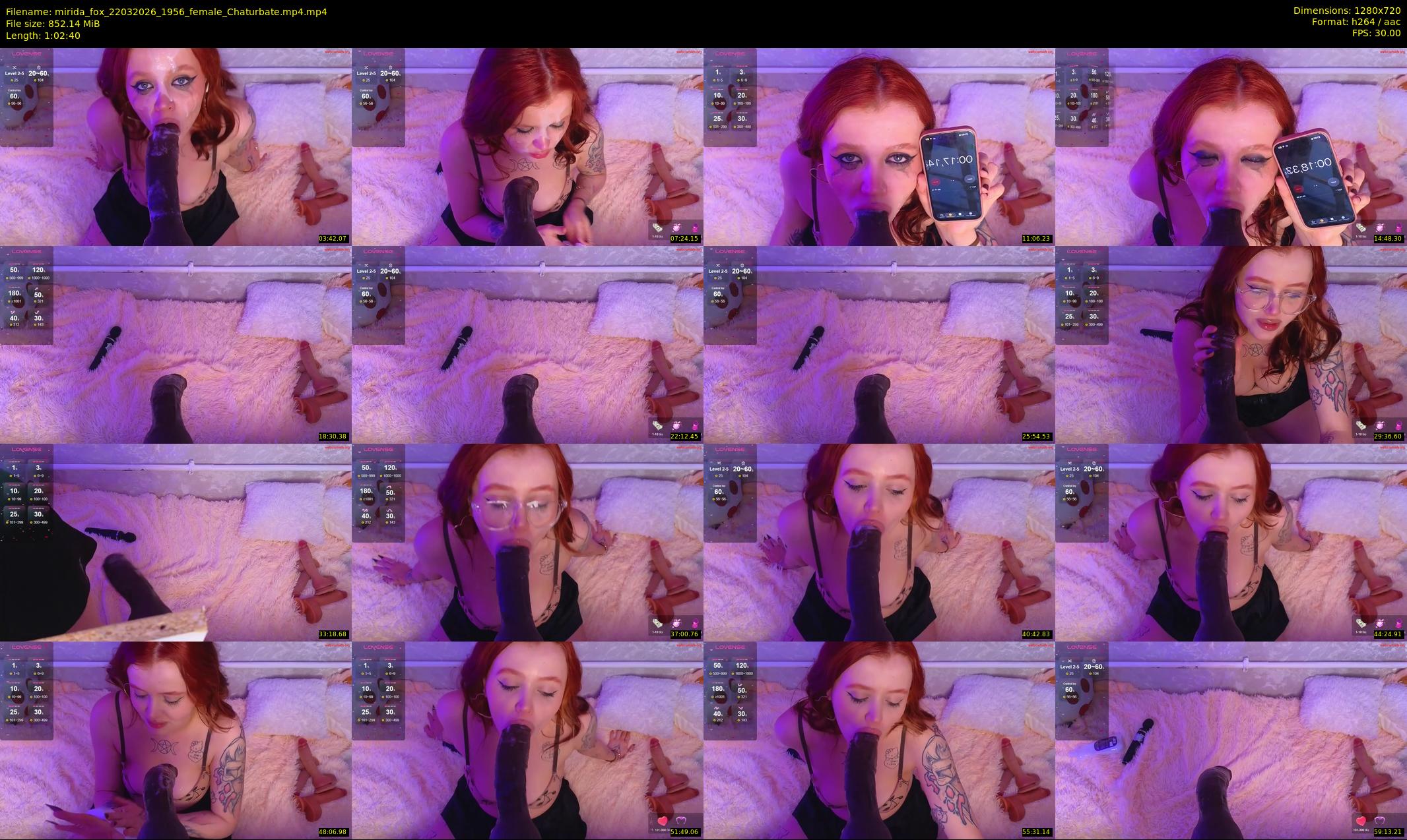 mirida_fox — 63 minute Chaturbate female cam show recording, 720p, Mar 22, 2026
