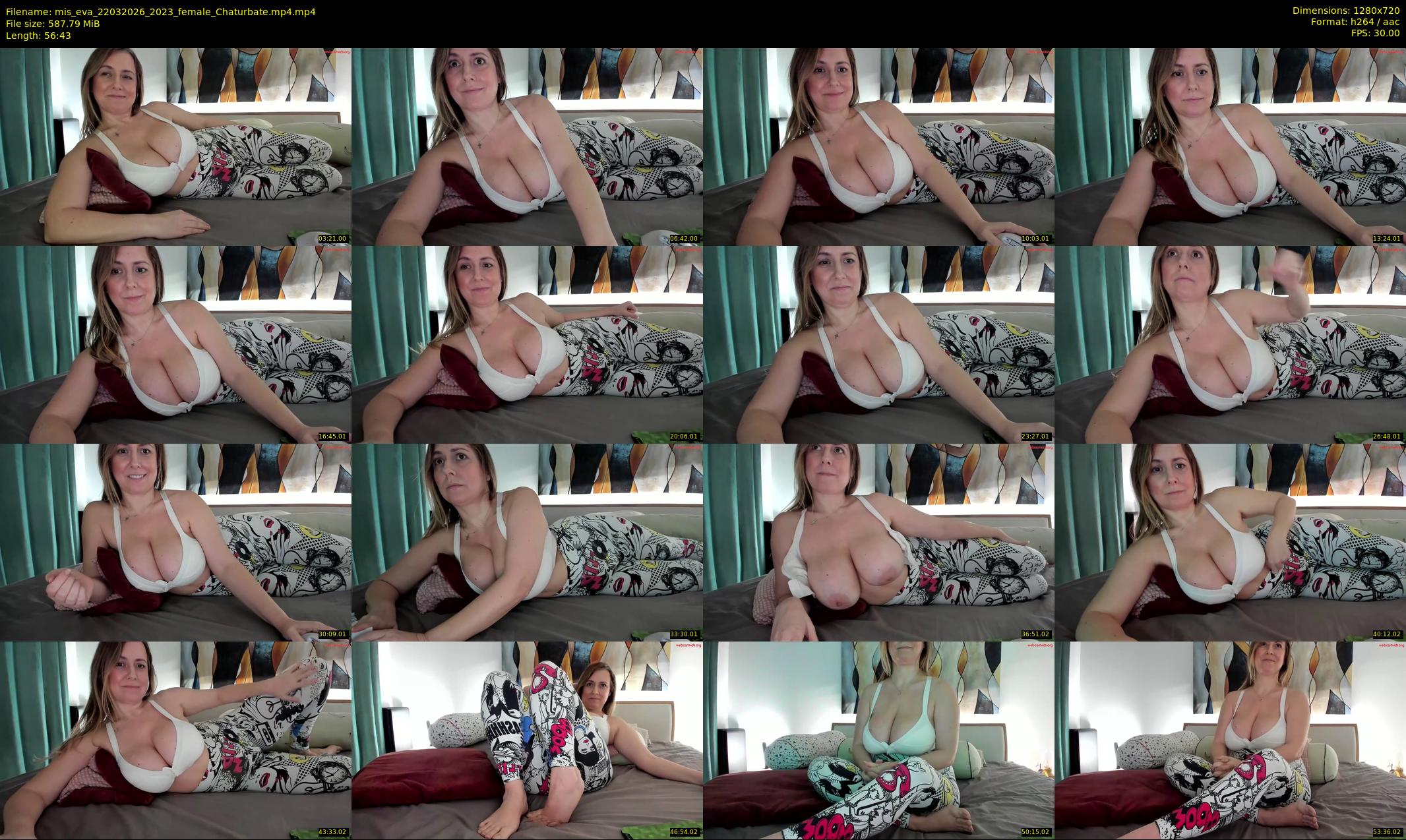 mis_eva — 57 minute Chaturbate female cam show recording, 720p, Mar 22, 2026