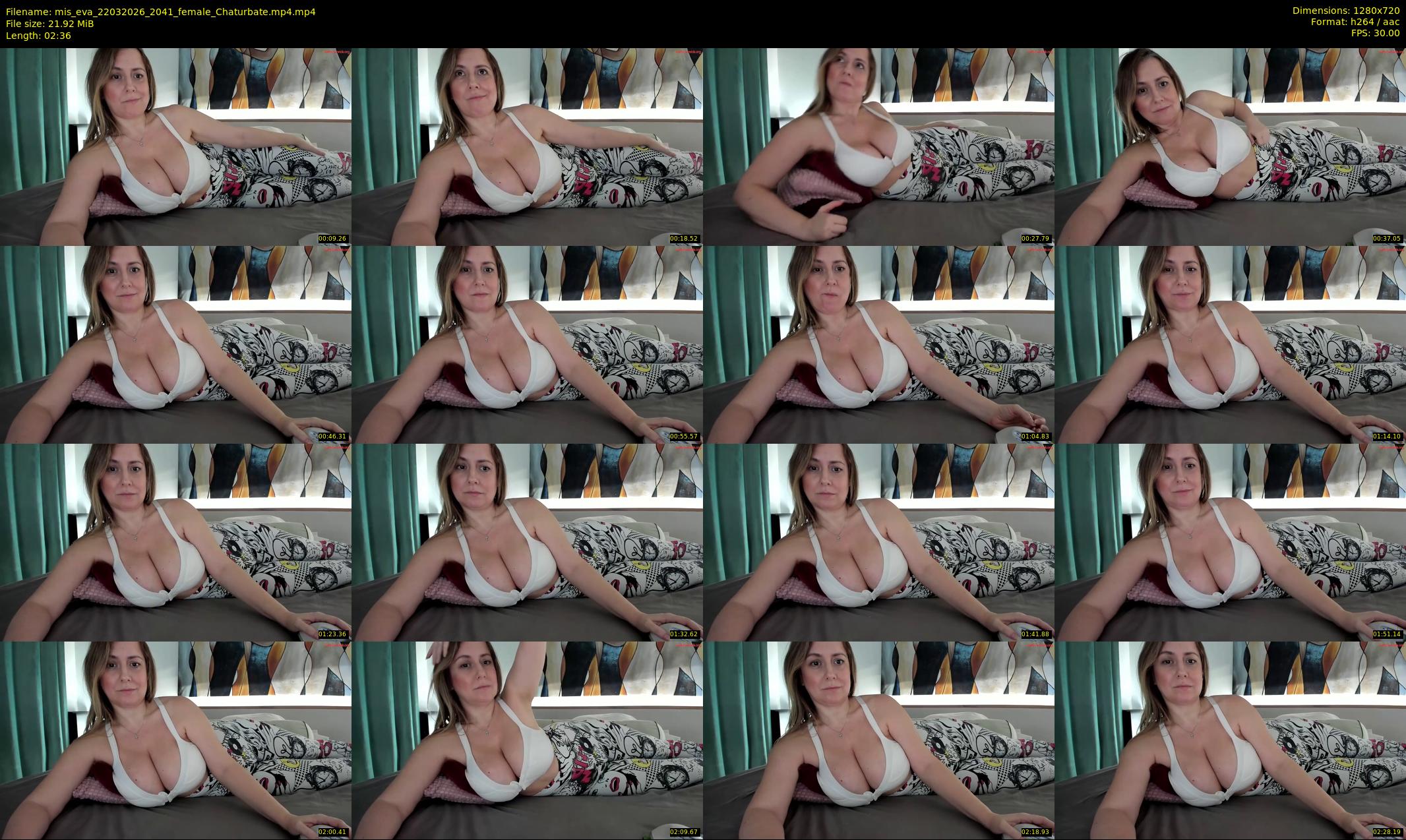 mis_eva — 3 minute Chaturbate female cam show recording, 720p, Mar 22, 2026