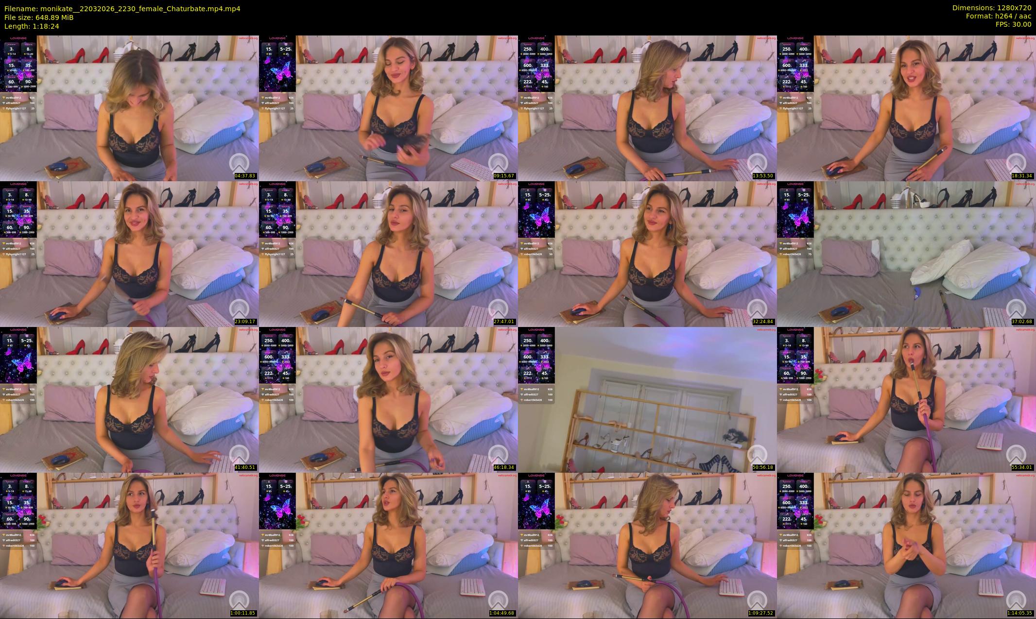 monikate_ — 79 minute Chaturbate couple cam show recording, 720p, Mar 22, 2026