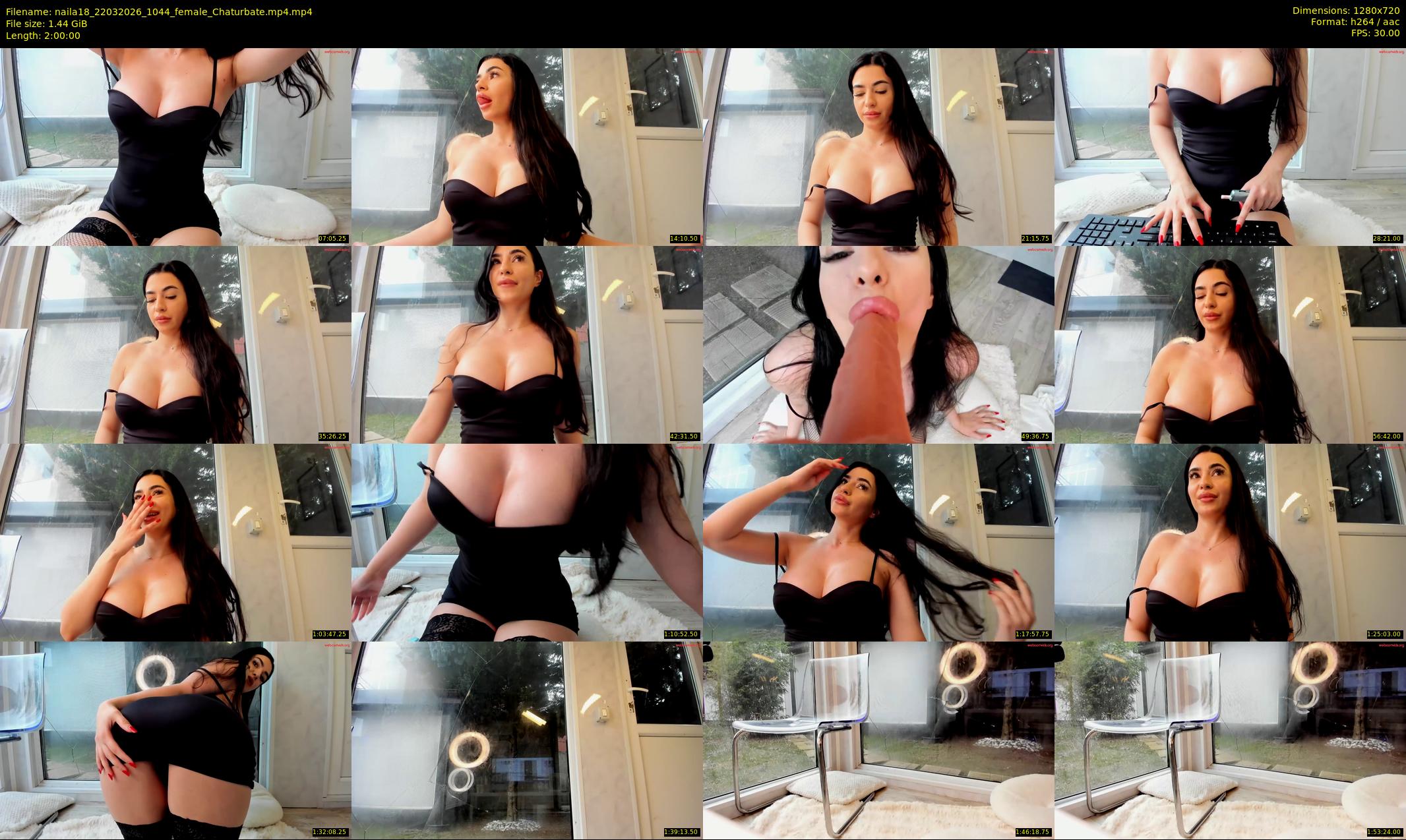 naila18 — 120 minute Chaturbate female cam show recording, 720p, Mar 22, 2026