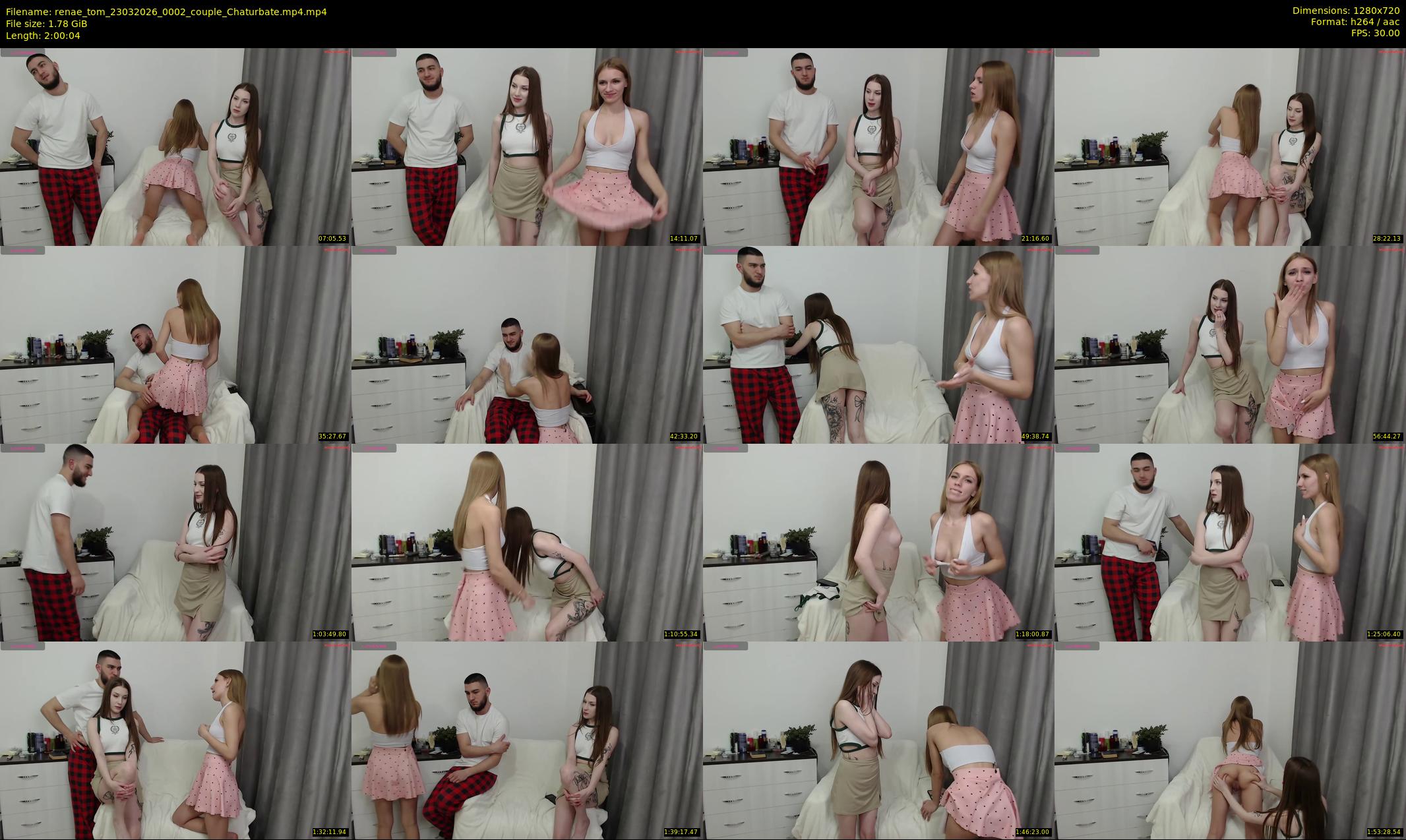 renae_tom — 121 minute Chaturbate couple cam show recording, 720p, Mar 23, 2026