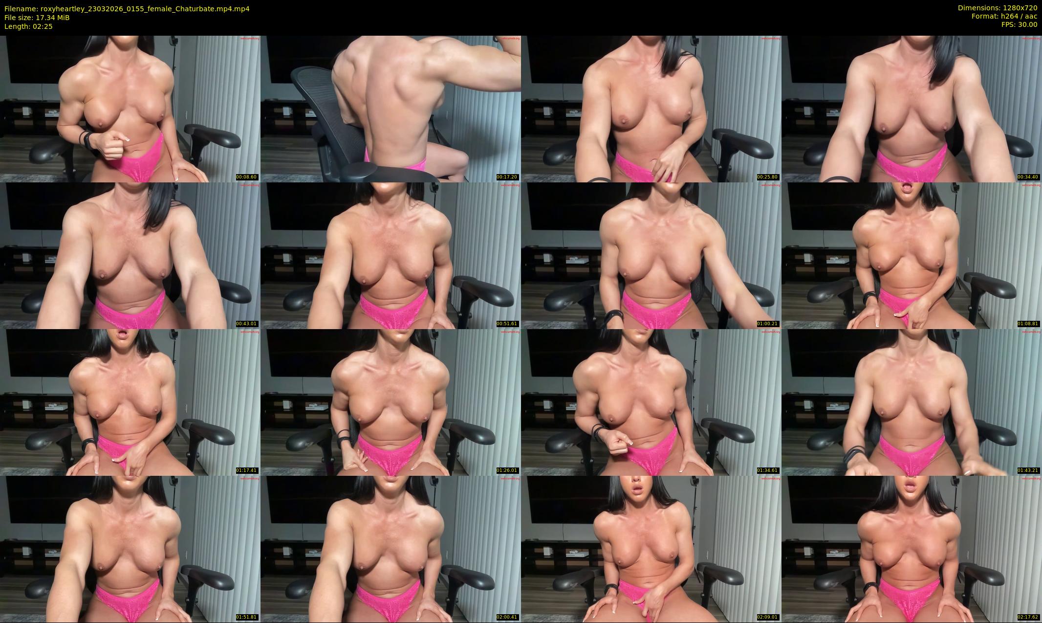 roxyheartley — 3 minute Chaturbate female cam show recording, 720p, Mar 23, 2026