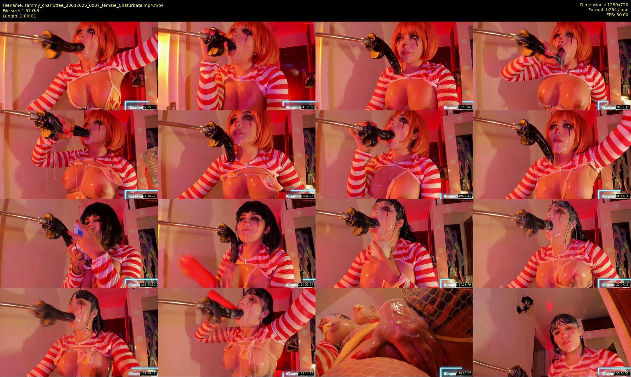 sammy_charlottee — 121 minute Chaturbate female cam show recording, 720p, Mar 23, 2026