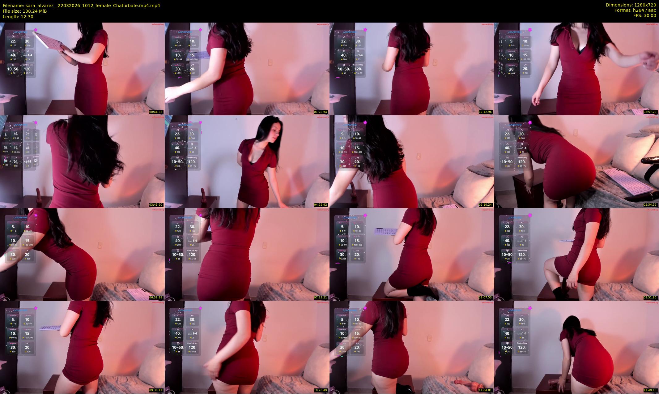 sara_alvarez_ — 13 minute Chaturbate female cam show recording, 720p, Mar 22, 2026