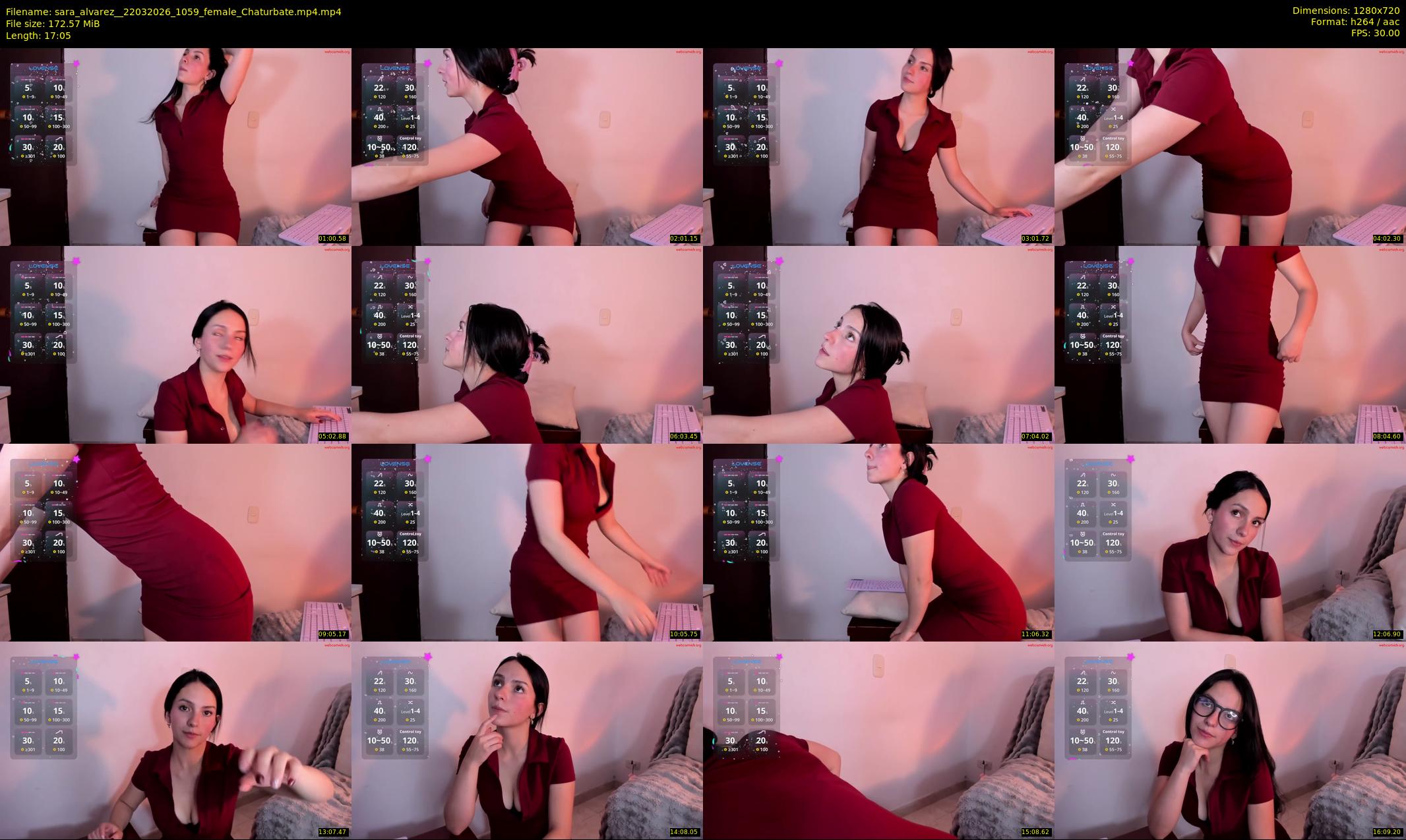 sara_alvarez_ — 18 minute Chaturbate female cam show recording, 720p, Mar 22, 2026