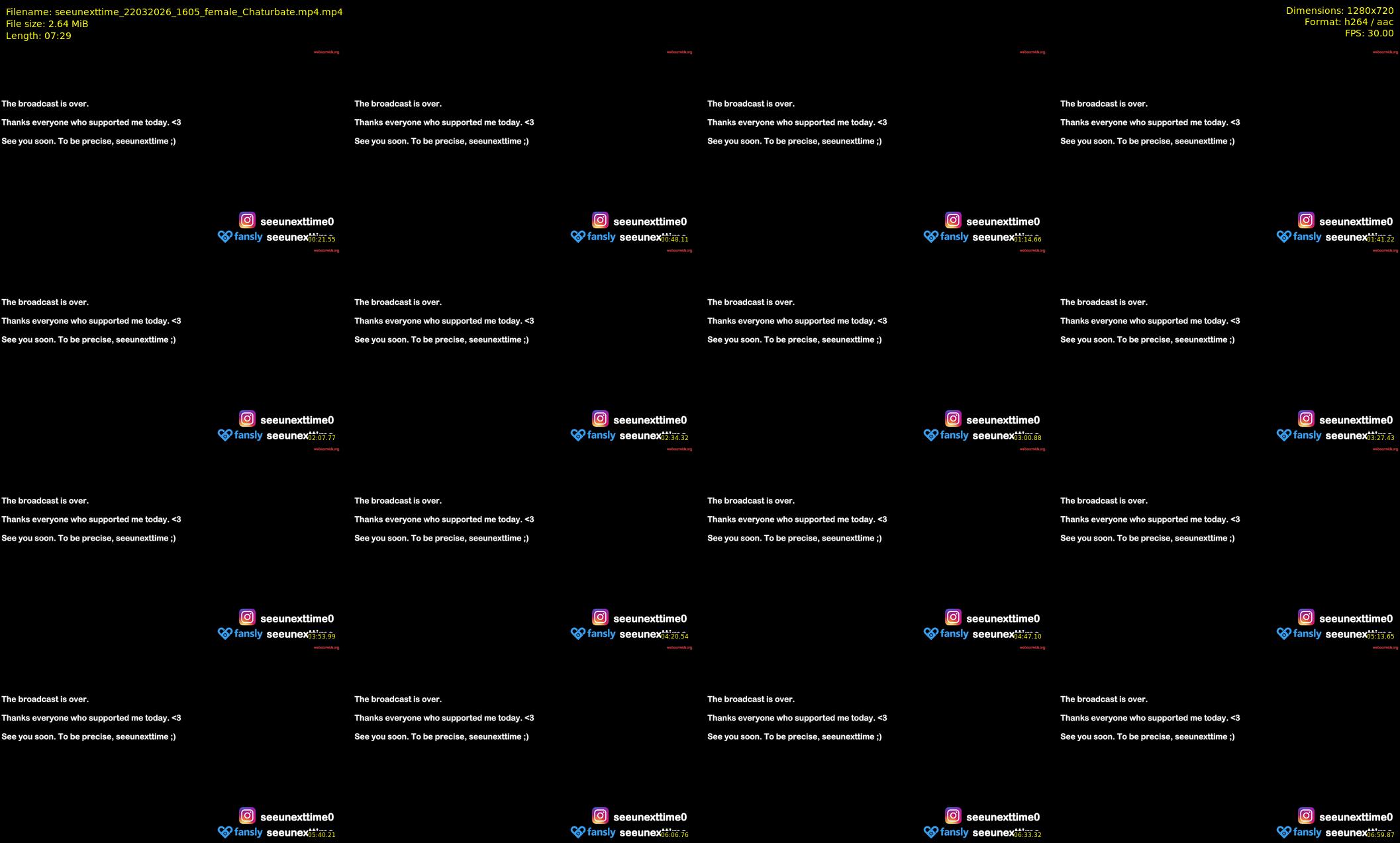 seeunexttime — 8 minute Chaturbate couple cam show recording, 720p, Mar 22, 2026