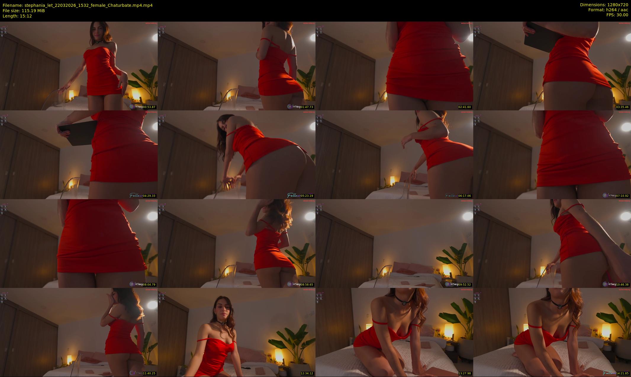 stephania_let — 16 minute Chaturbate female cam show recording, 720p, Mar 22, 2026