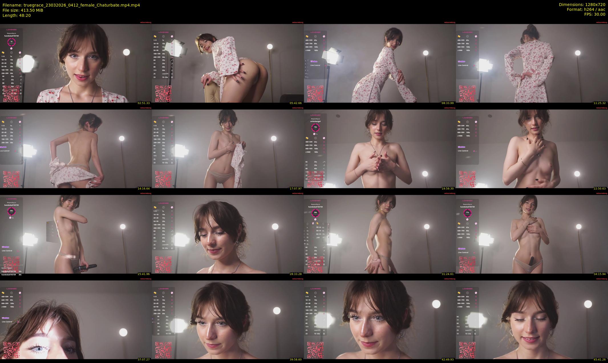 truegrace — 49 minute Chaturbate female cam show recording, 720p, Mar 23, 2026
