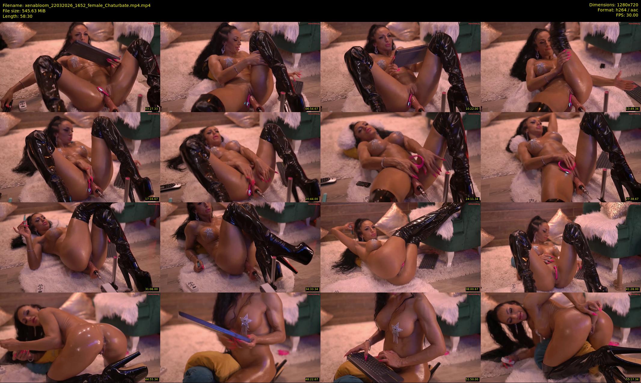 xenabloom — 59 minute Chaturbate female cam show recording, 720p, Mar 22, 2026