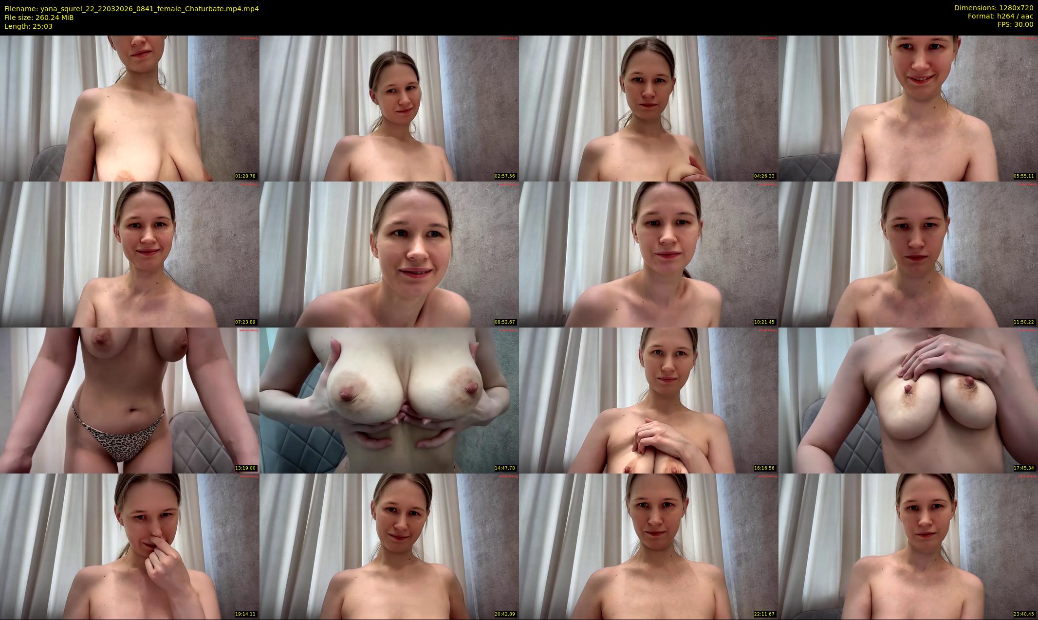 yana_squrel_22 — 26 minute Chaturbate female cam show recording, 720p, Mar 22, 2026