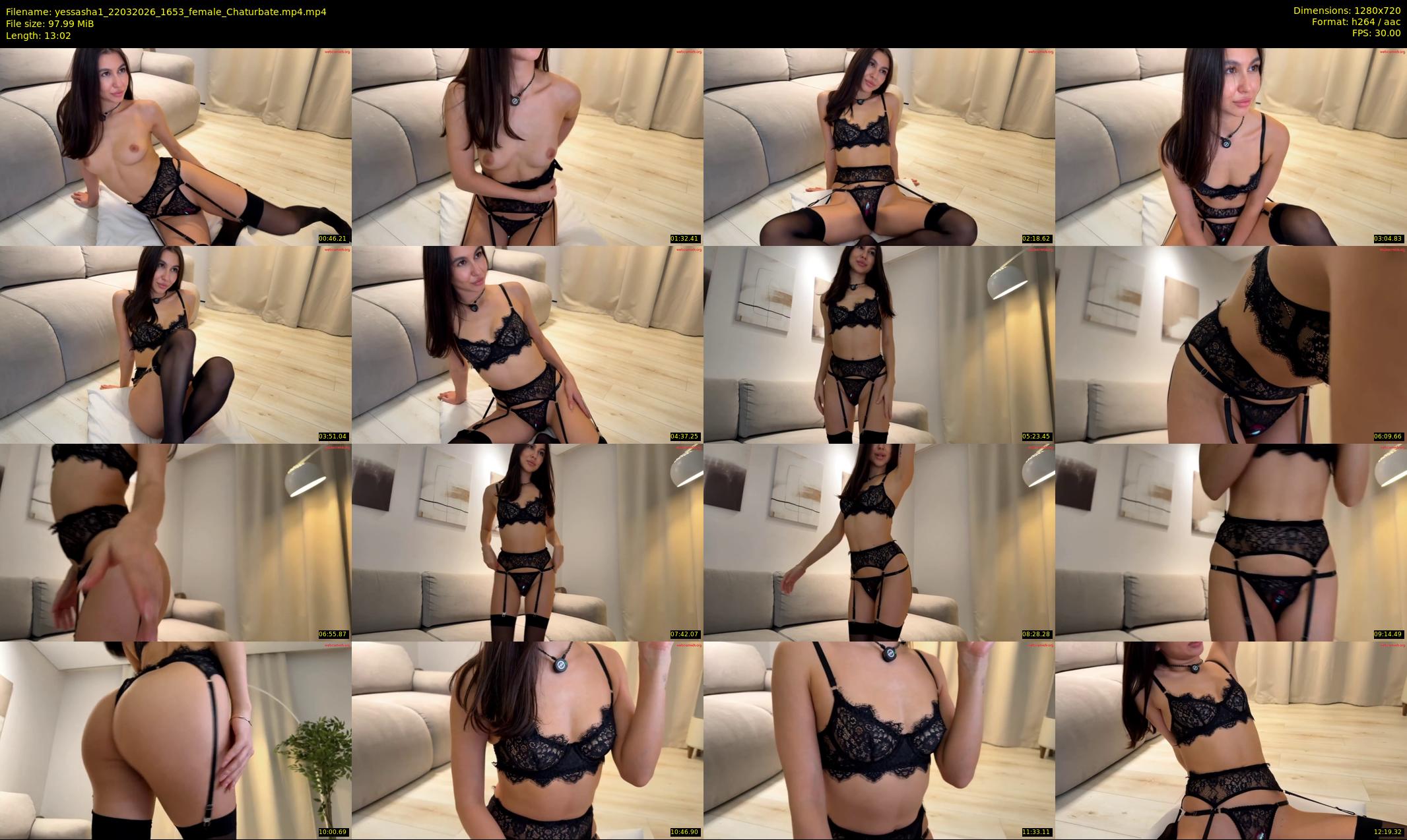 yessasha1 — 14 minute Chaturbate female cam show recording, 720p, Mar 22, 2026