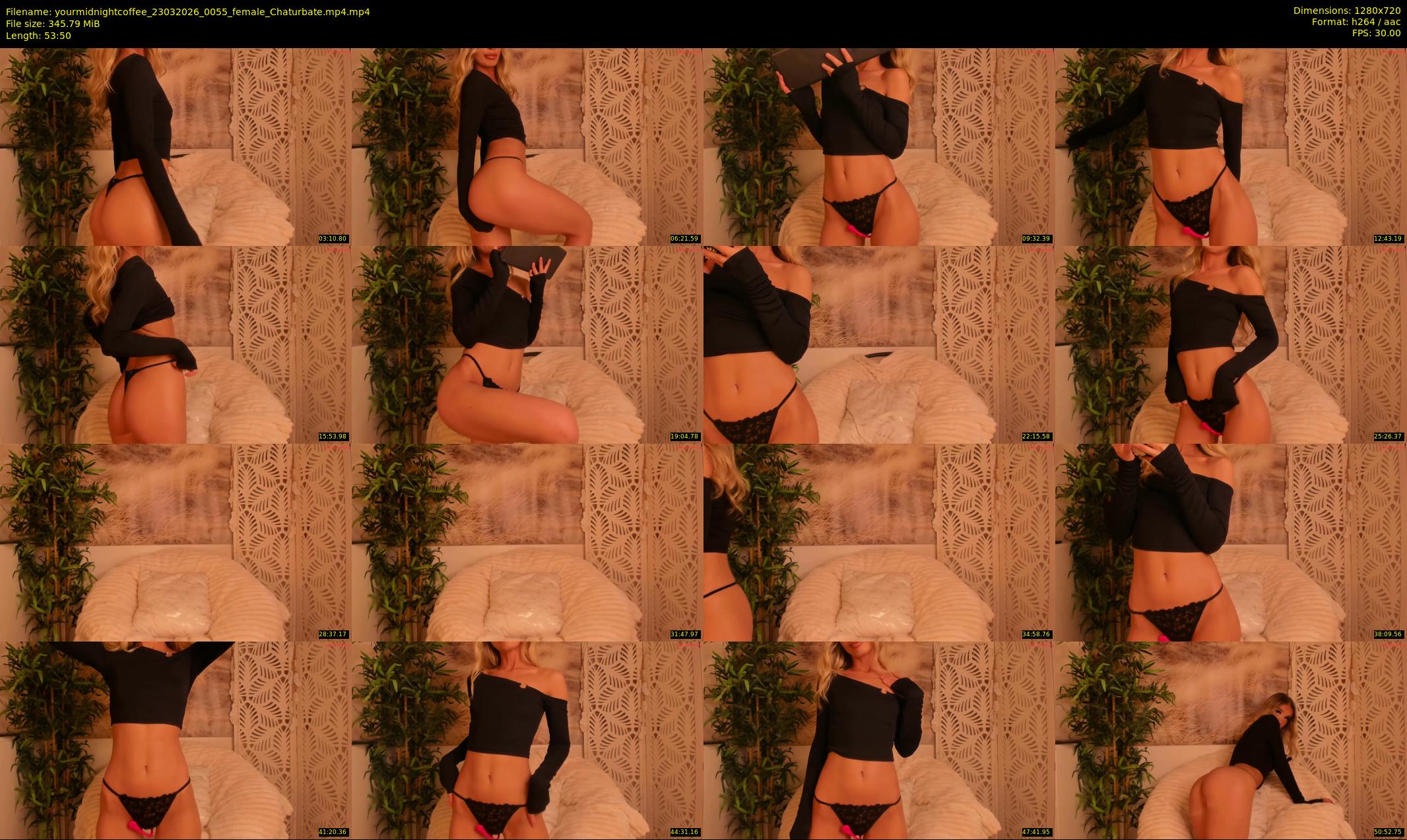 yourmidnightcoffee — 54 minute Chaturbate female cam show recording, 720p, Mar 23, 2026
