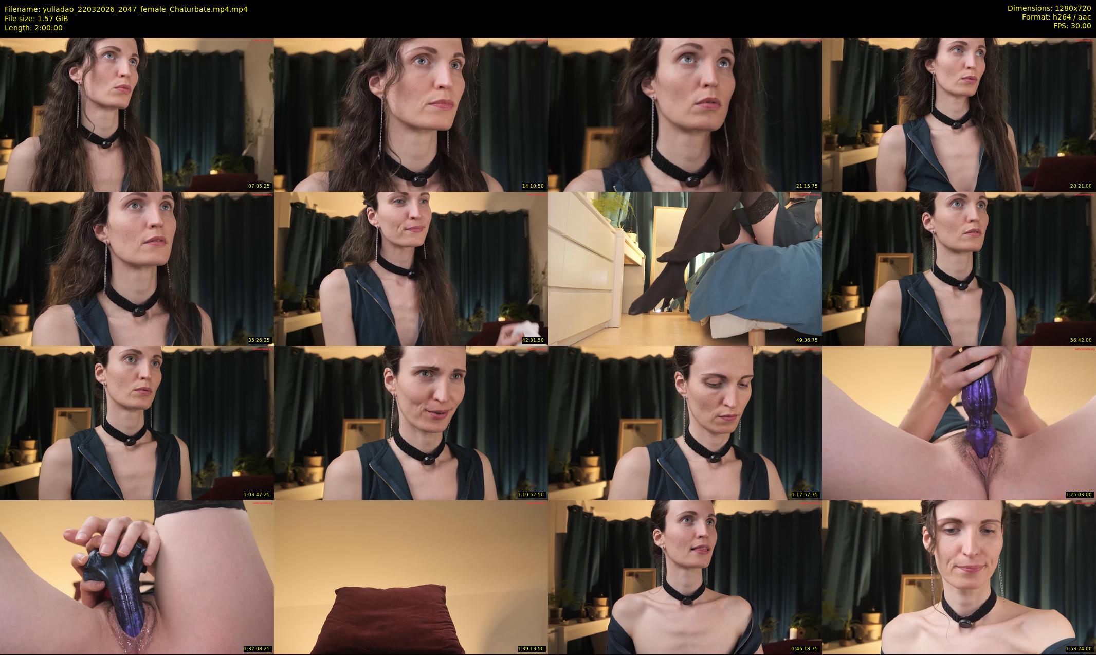 yulladao — 120 minute Chaturbate female cam show recording, 720p, Mar 22, 2026