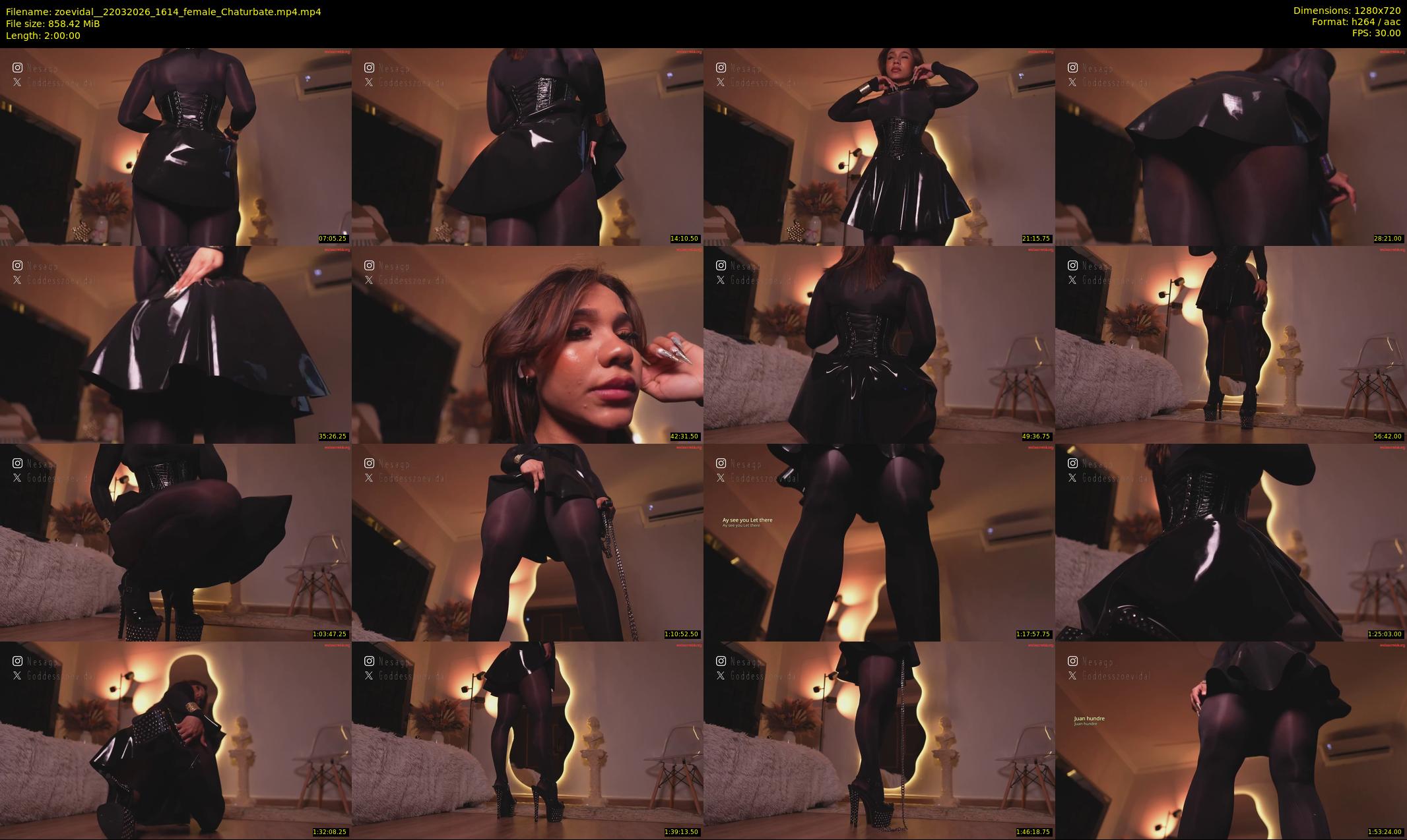 zoevidal_ — 120 minute Chaturbate female cam show recording, 720p, Mar 22, 2026
