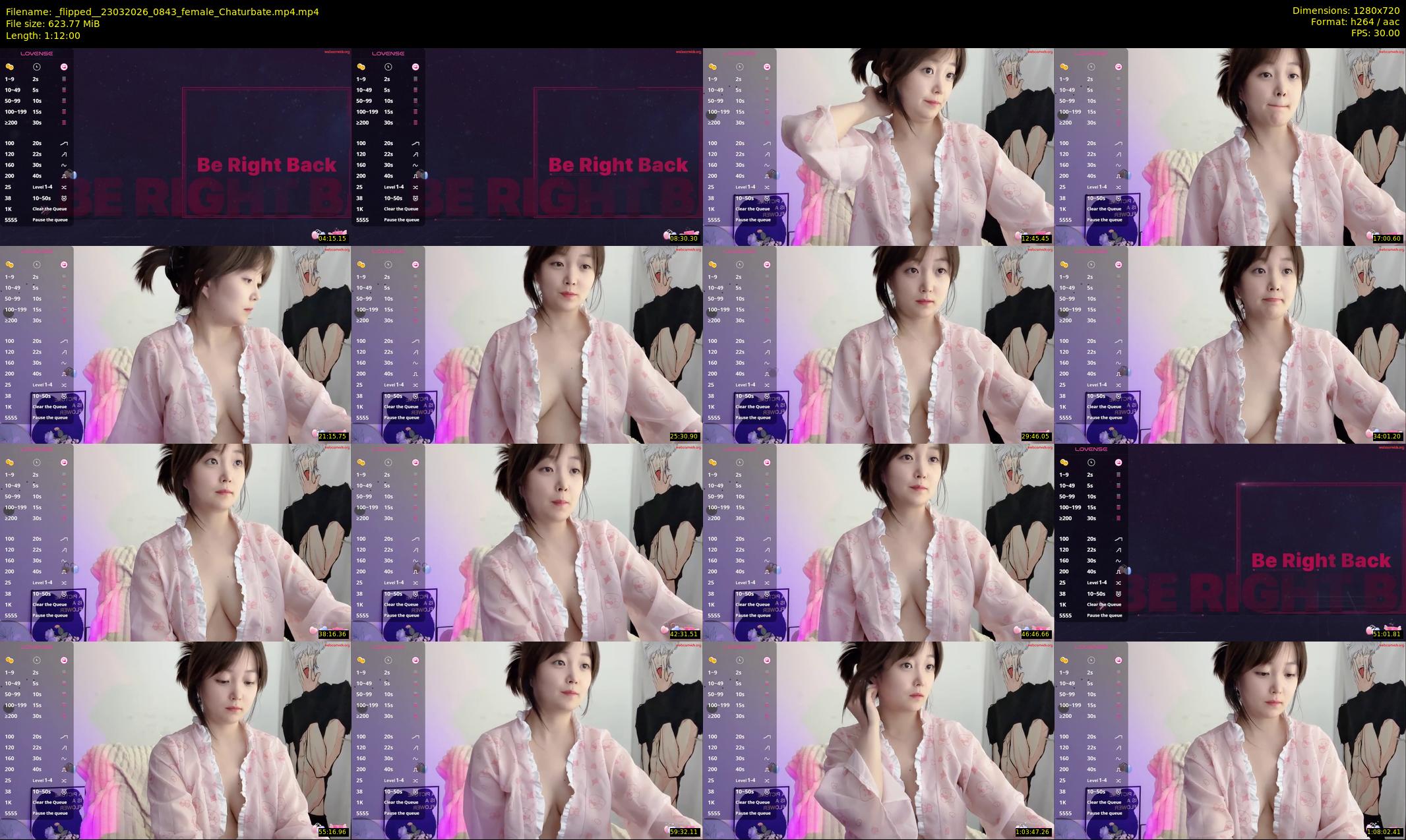 _flipped_ — 72 minute Chaturbate female cam show recording, 720p, Mar 23, 2026