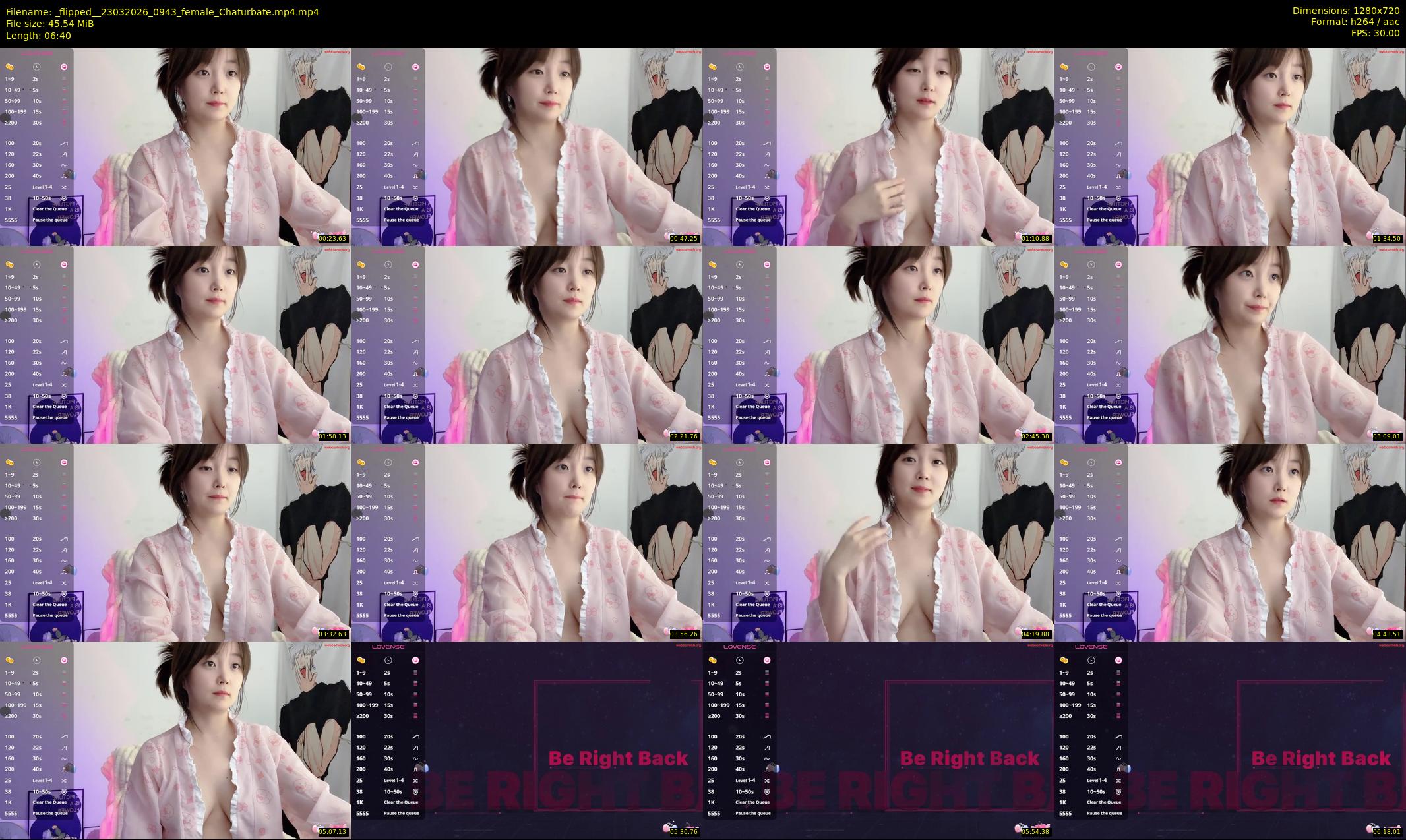 _flipped_ — 7 minute Chaturbate female cam show recording, 720p, Mar 23, 2026