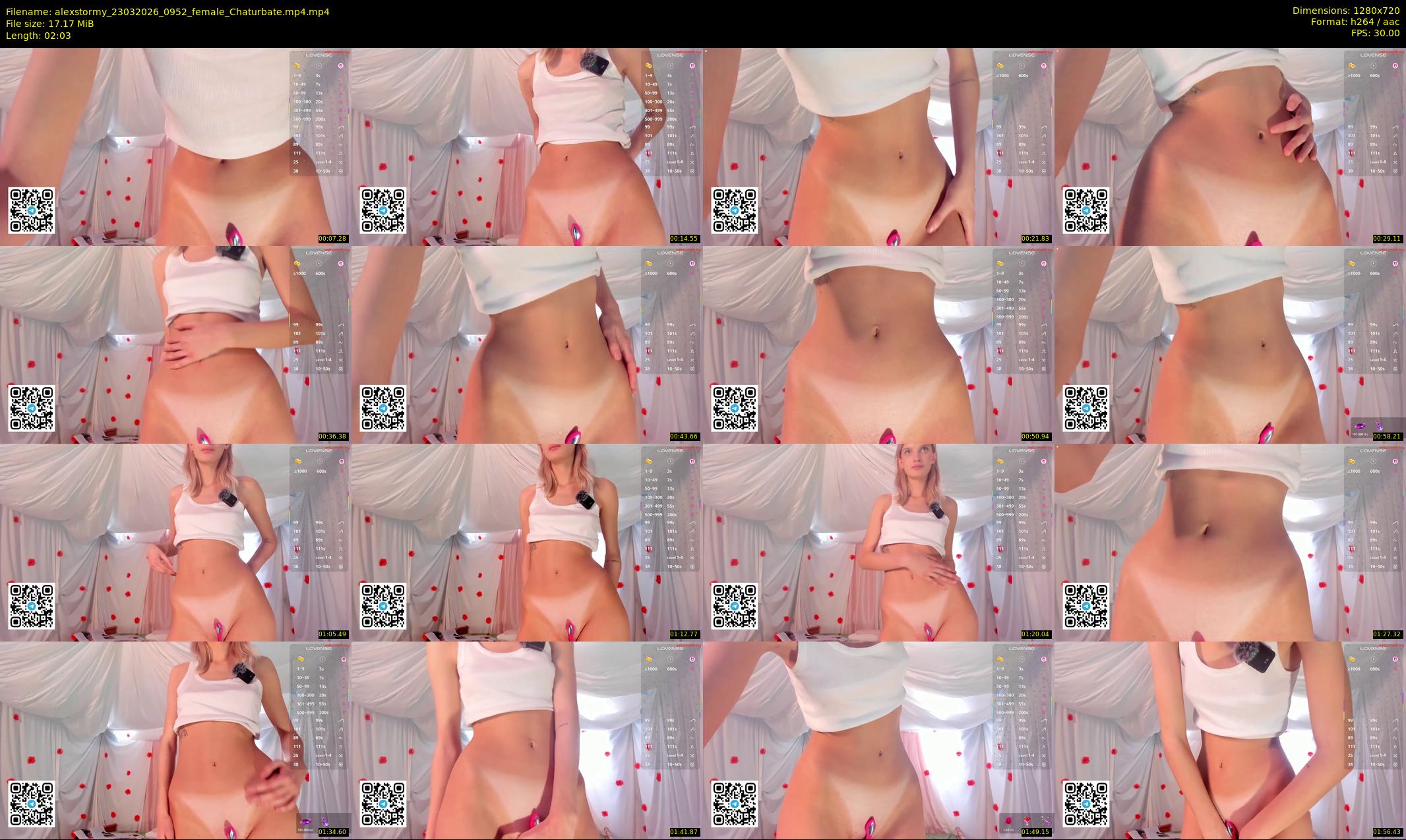 alexstormy — 3 minute Chaturbate female cam show recording, 720p, Mar 23, 2026
