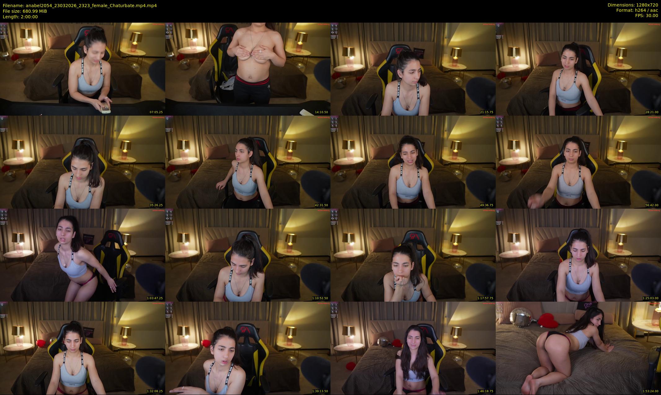 anabel2054 — 120 minute Chaturbate female cam show recording, 720p, Mar 23, 2026