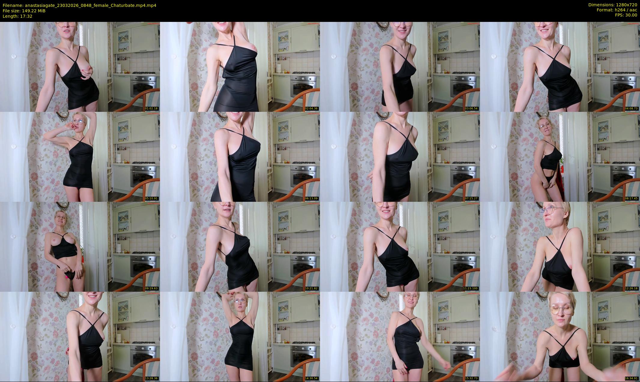 anastasiagate — 18 minute Chaturbate female cam show recording, 720p, Mar 23, 2026