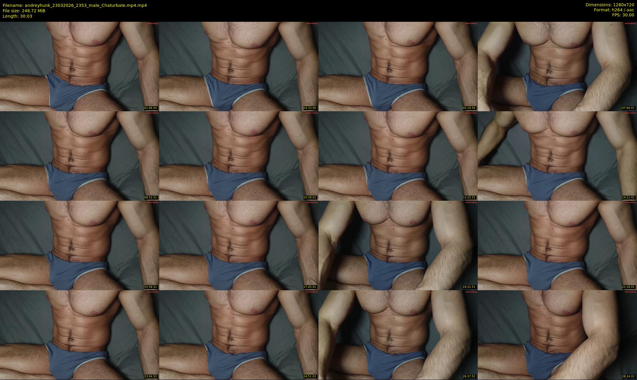 andreyhunk — 31 minute Chaturbate male cam show recording, 720p, Mar 23, 2026
