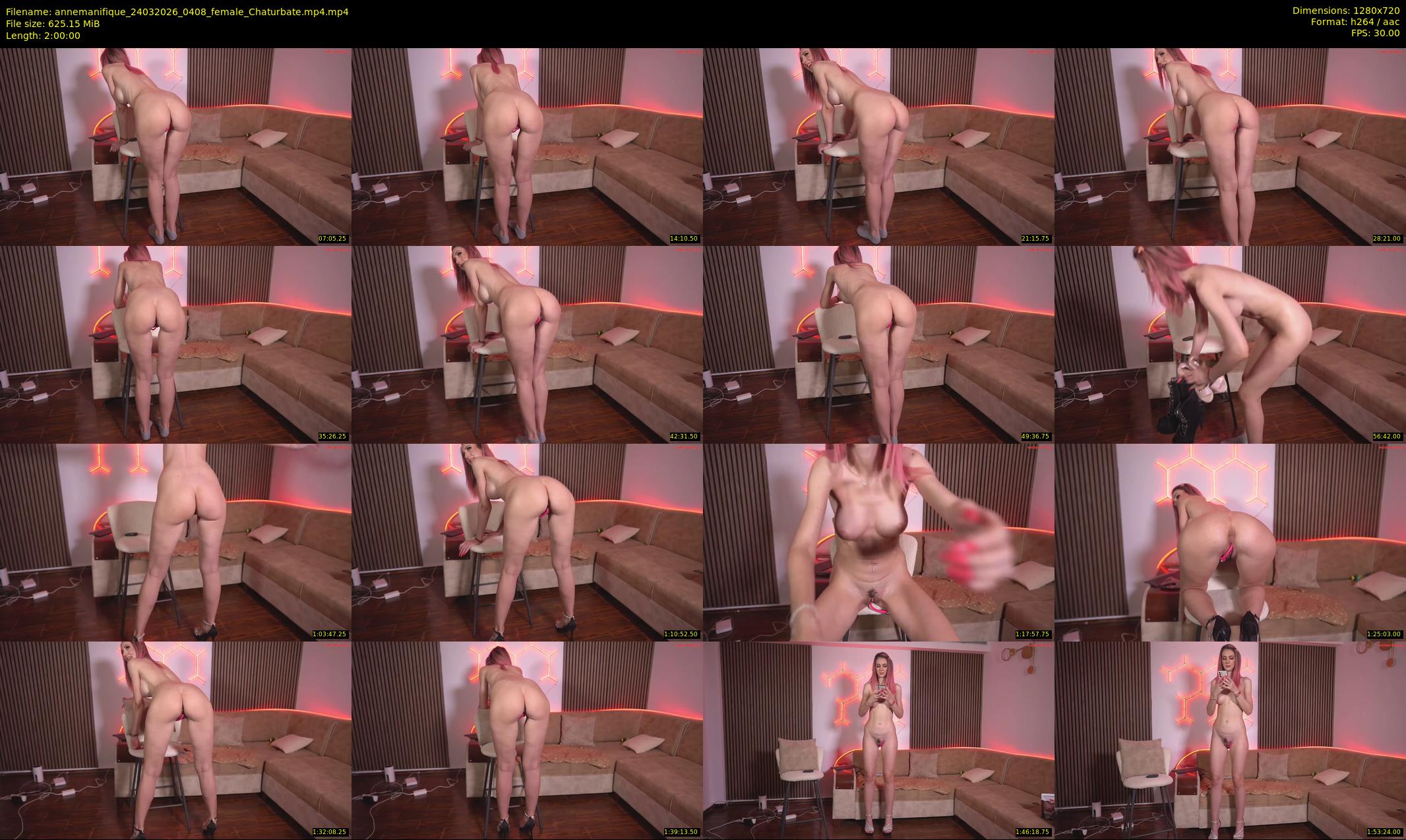 annemanifique — 120 minute Chaturbate female cam show recording, 720p, Mar 24, 2026