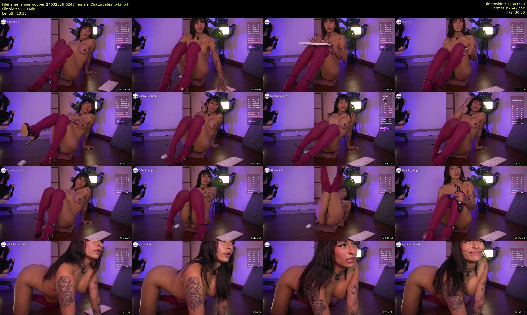 annie_couper — 14 minute Chaturbate female cam show recording, 720p, Mar 24, 2026