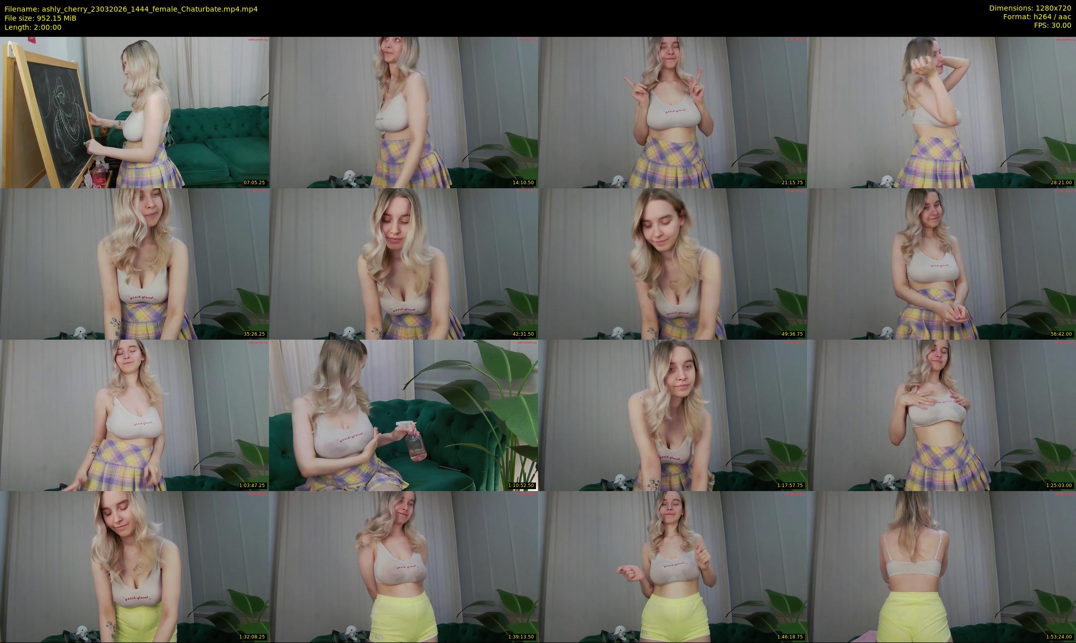 ashly_cherry — 120 minute Chaturbate female cam show recording, 720p, Mar 23, 2026